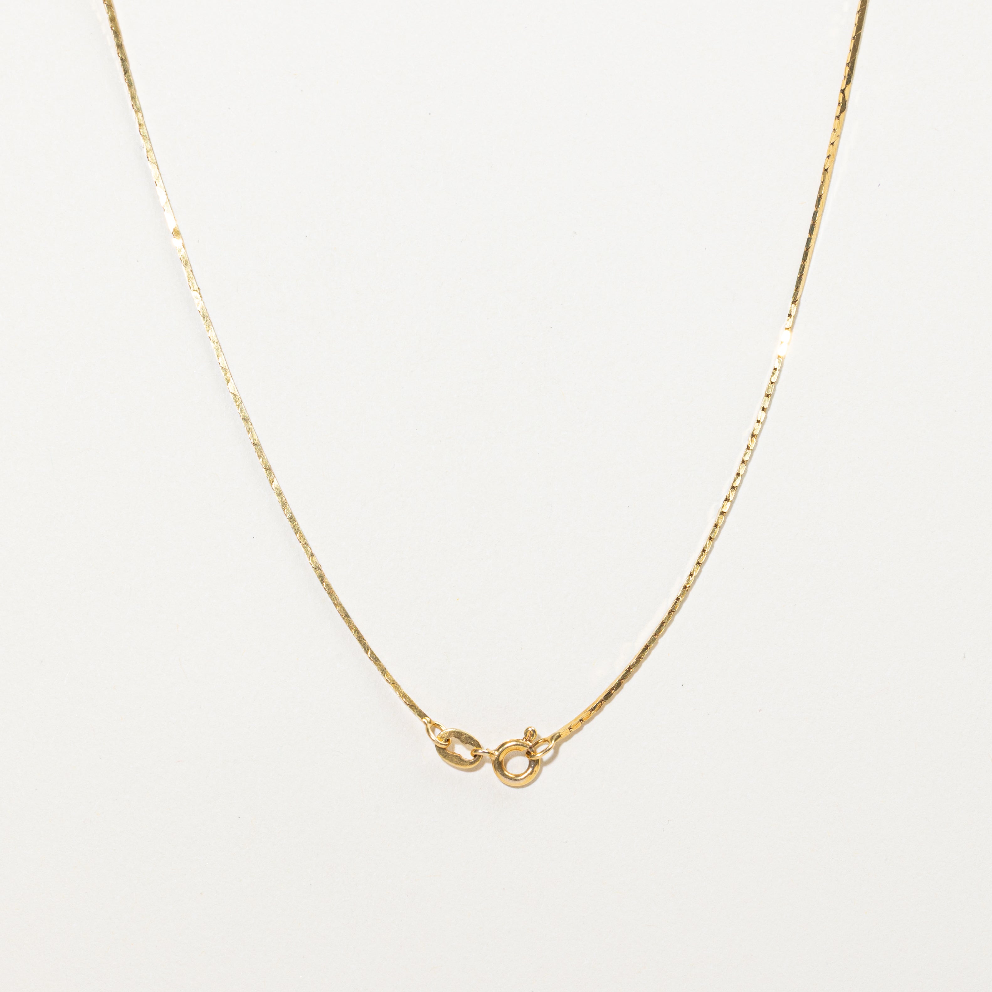 18k Yellow Gold Diamond Flower Pendant Necklace | 0.15ct | 16"