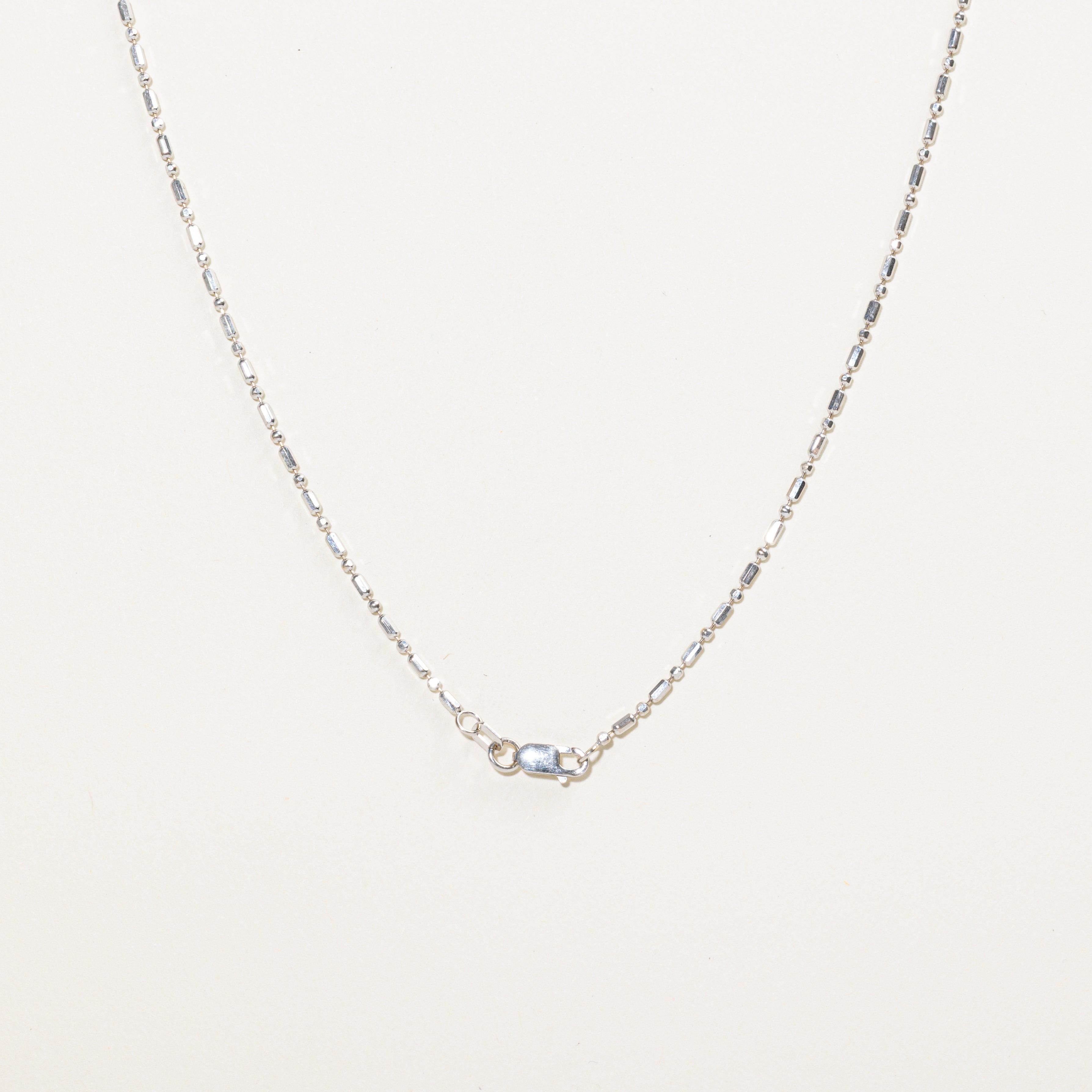 White Gold Diamond Pendant Necklace | 0.37ct | 18"