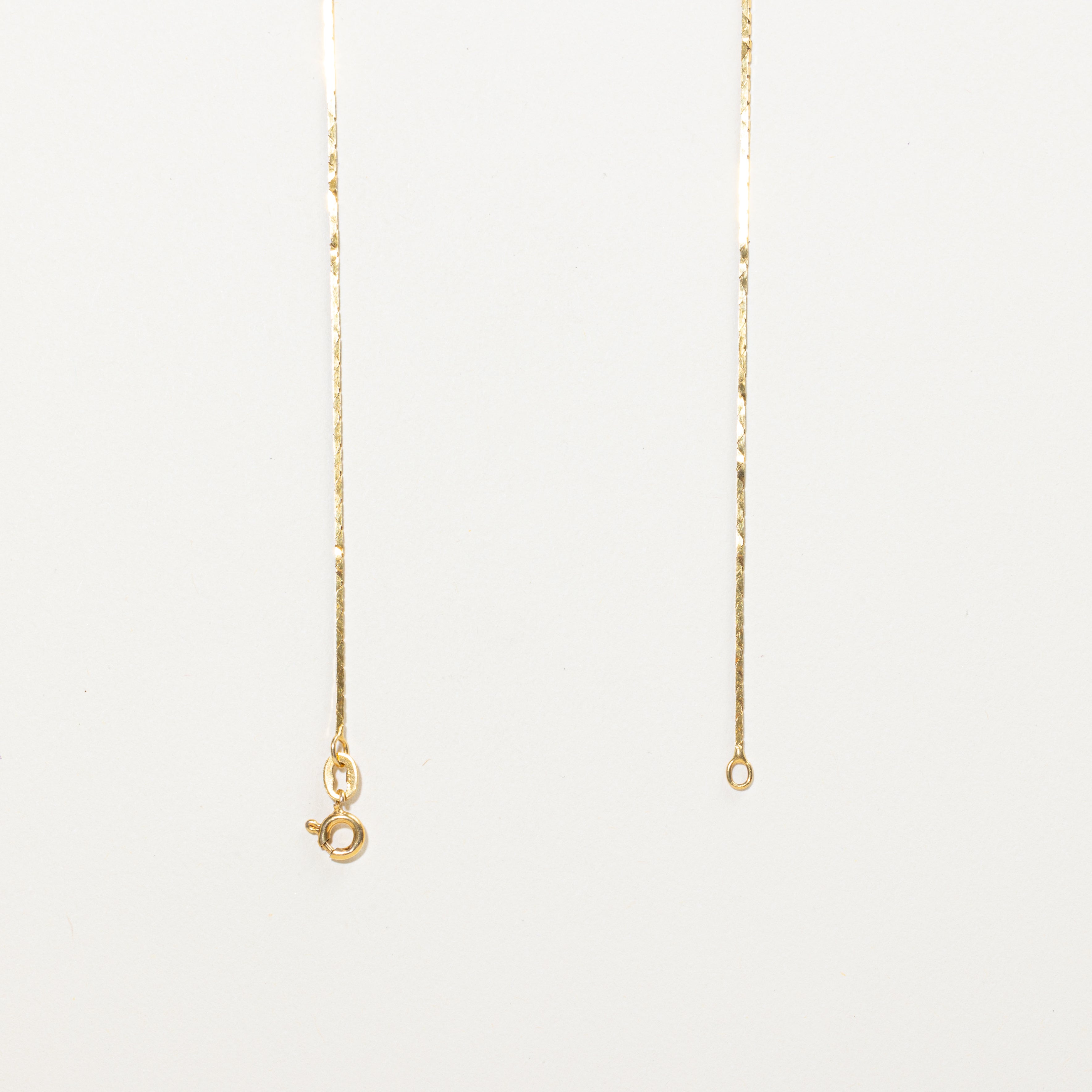 18k Yellow Gold Diamond Flower Pendant Necklace | 0.15ct | 16"