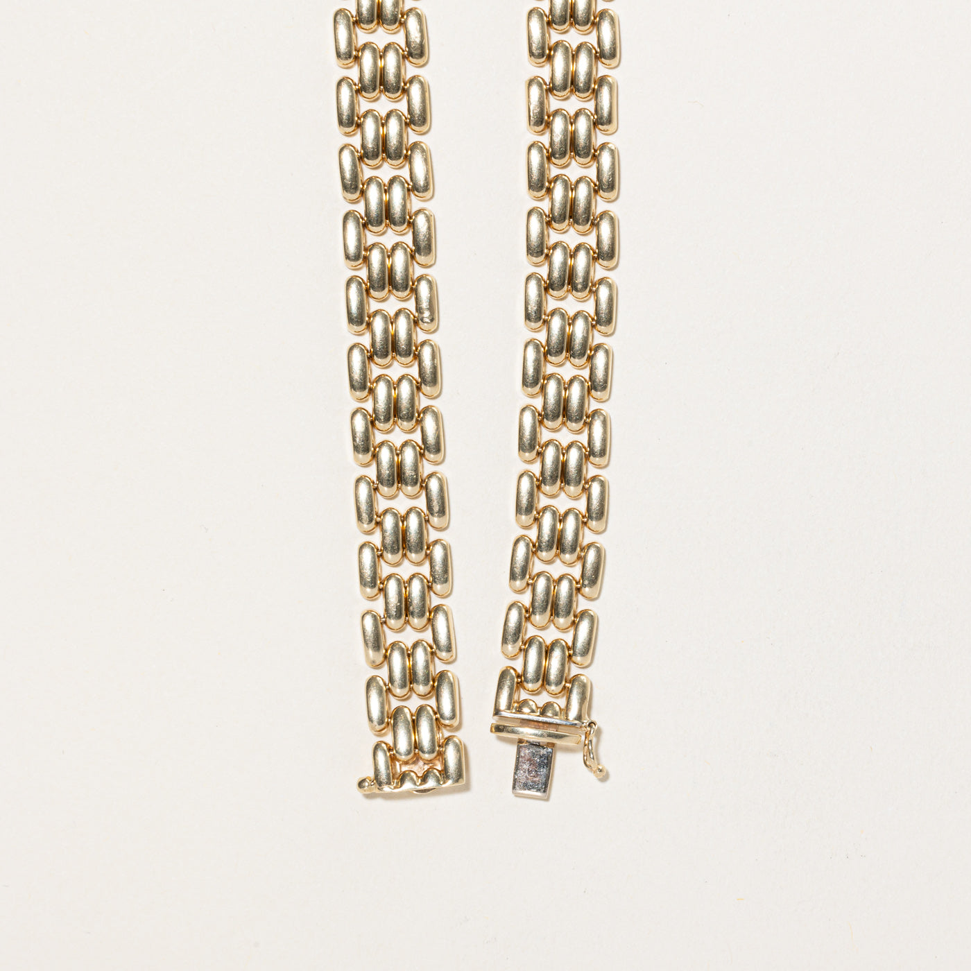 'Birks' 14K Yellow Gold Panther Link Chain | 16"
