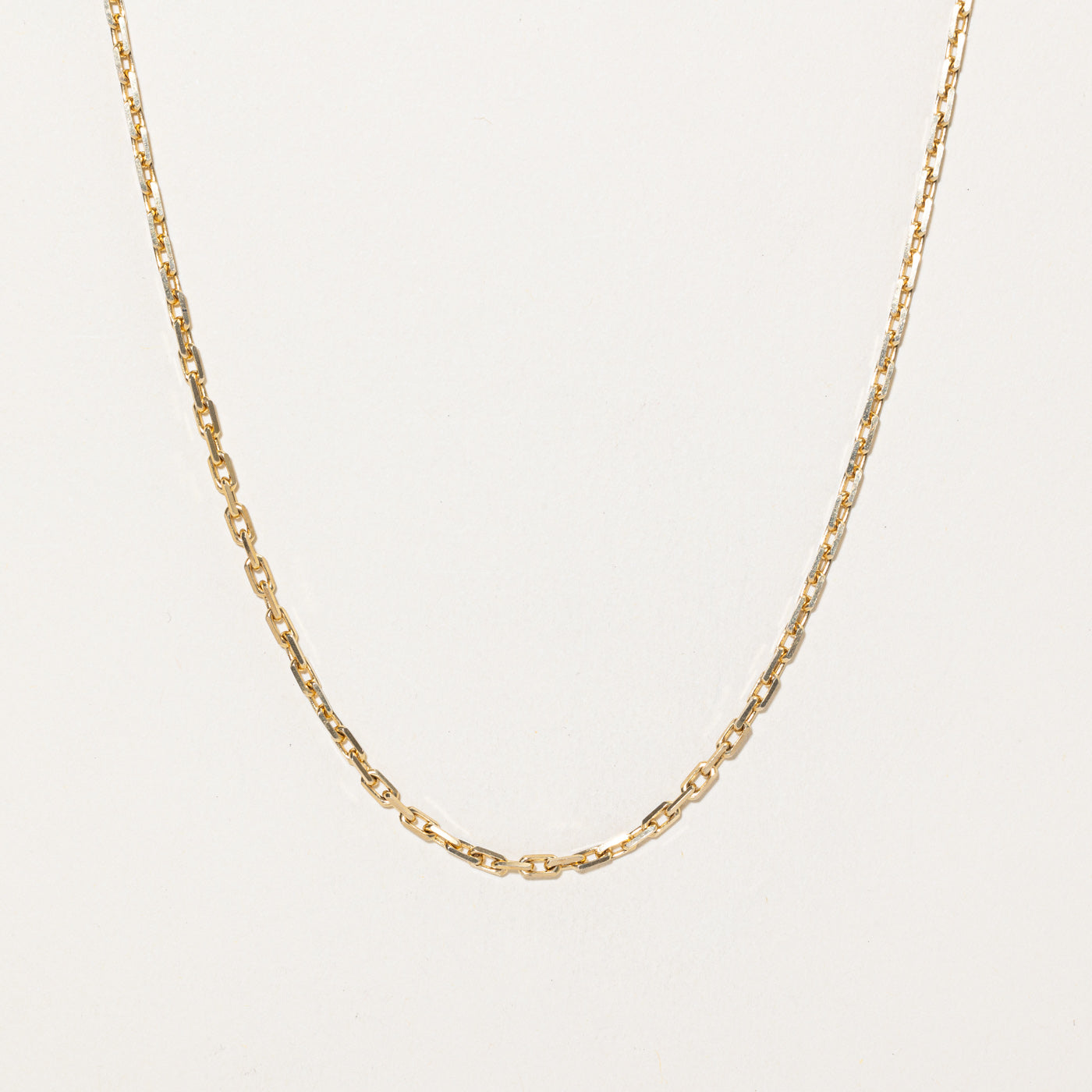 10K Yellow Gold Cable Link Chain | 19.5"