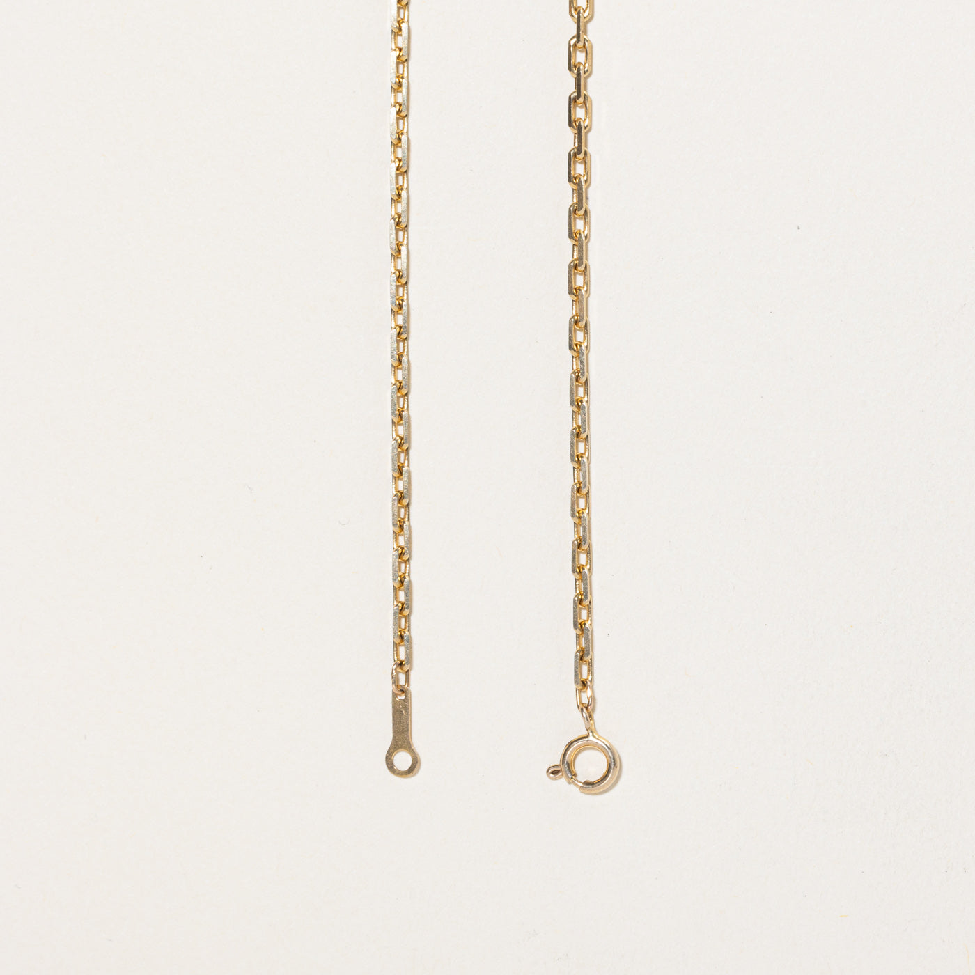 10K Yellow Gold Cable Link Chain | 19.5"