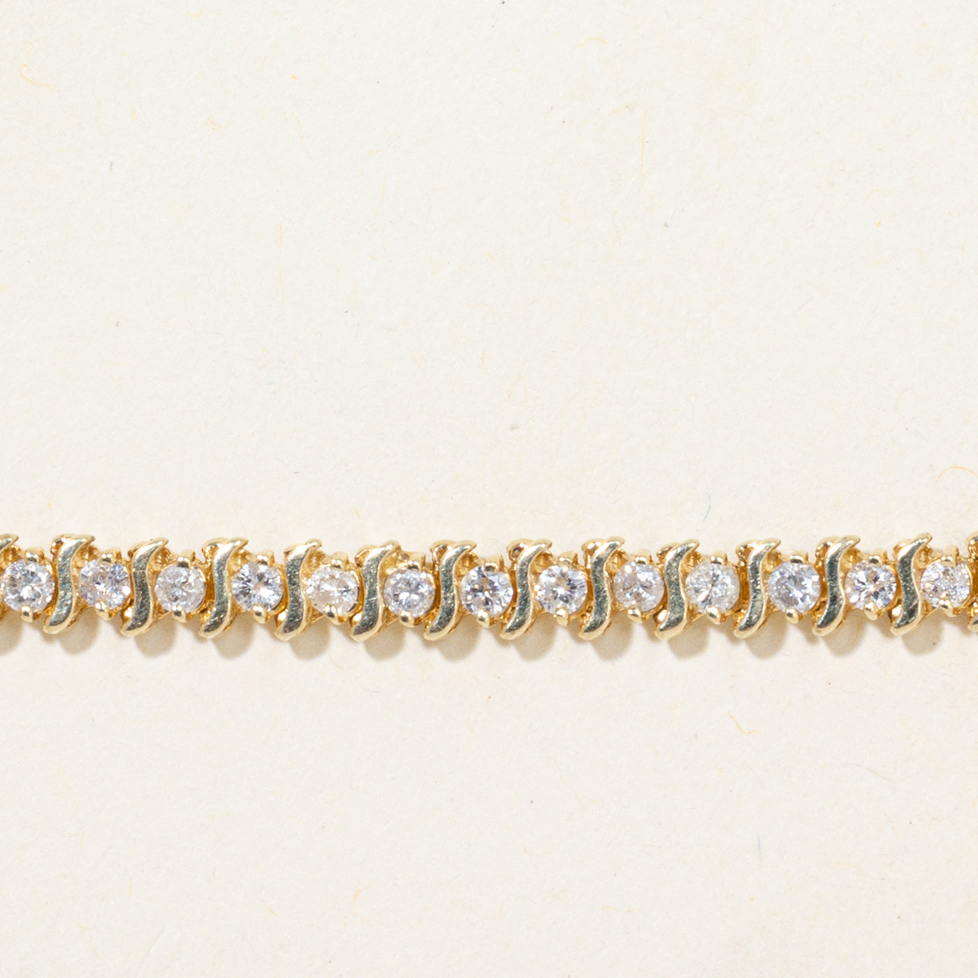 Diamond Wave Tennis Bracelet | 2.00ctw | 7.25"