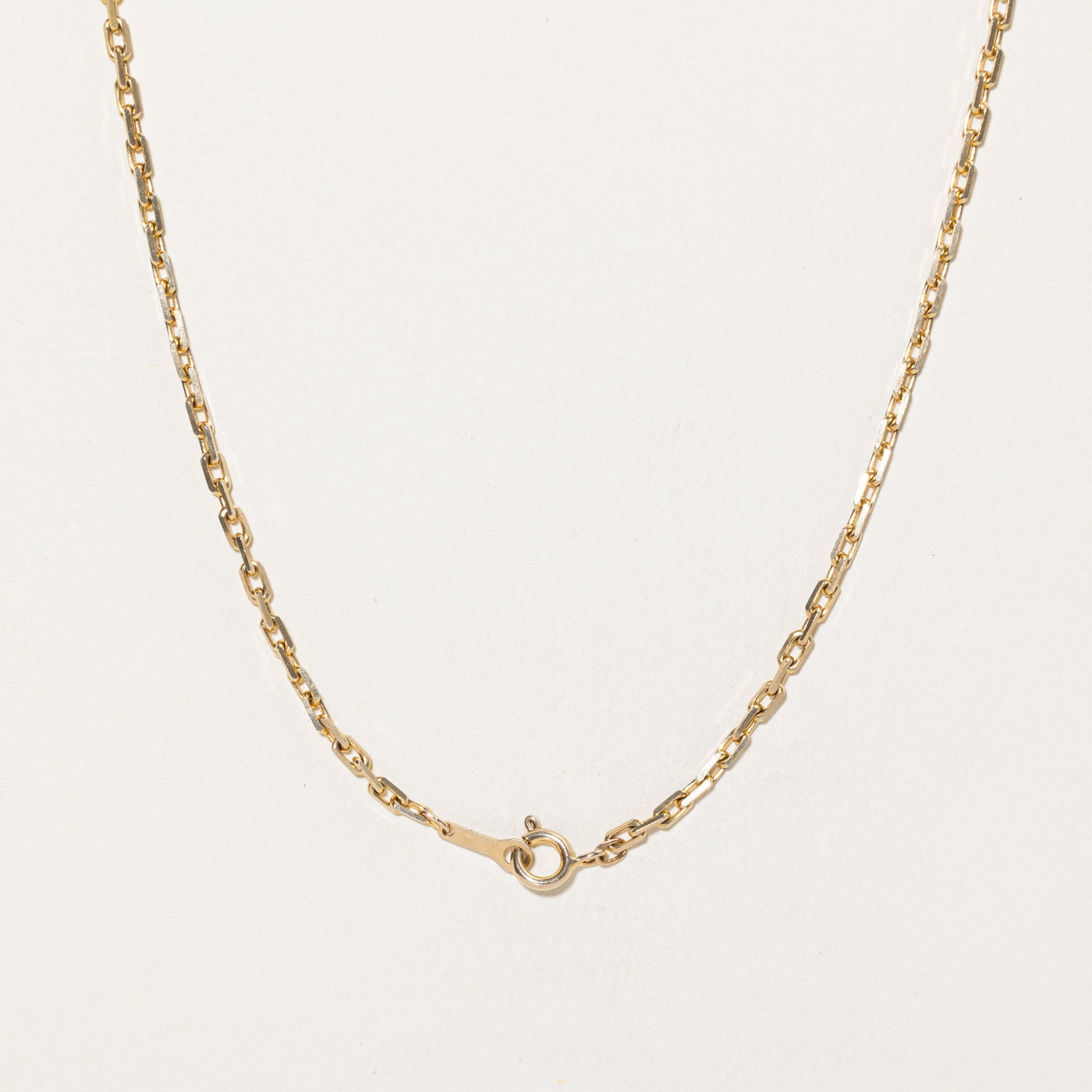 18K Yellow Gold Cable Link Chain | 23.5"