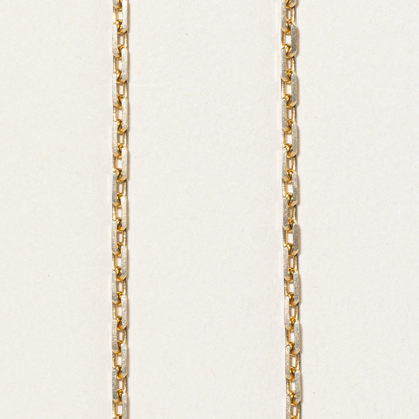 18K Yellow Gold Cable Link Chain | 23.5"
