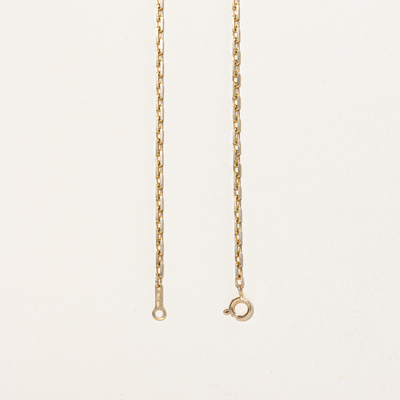 18K Yellow Gold Cable Link Chain | 23.5"