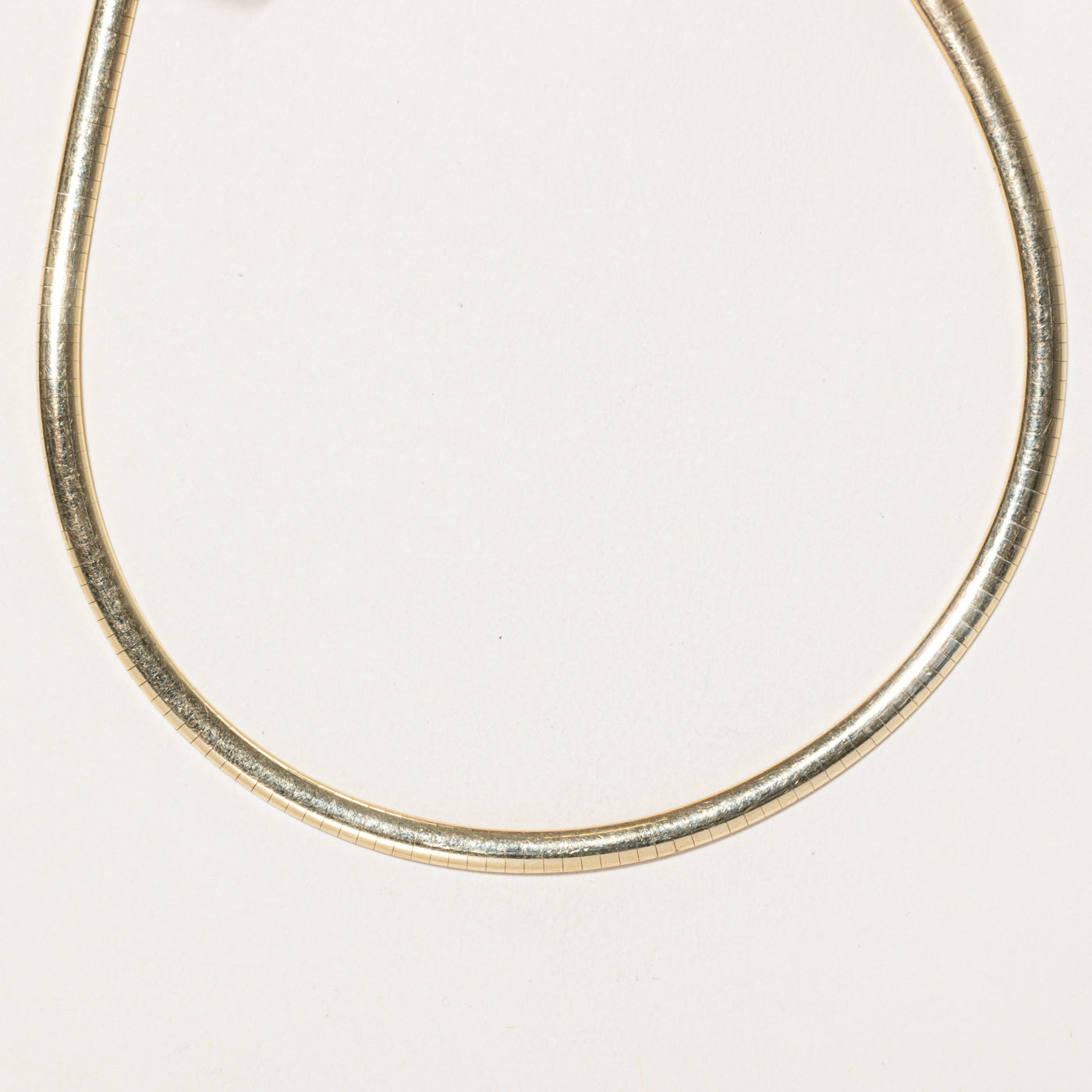 14K Yellow Gold Omega Chain | 16.5"