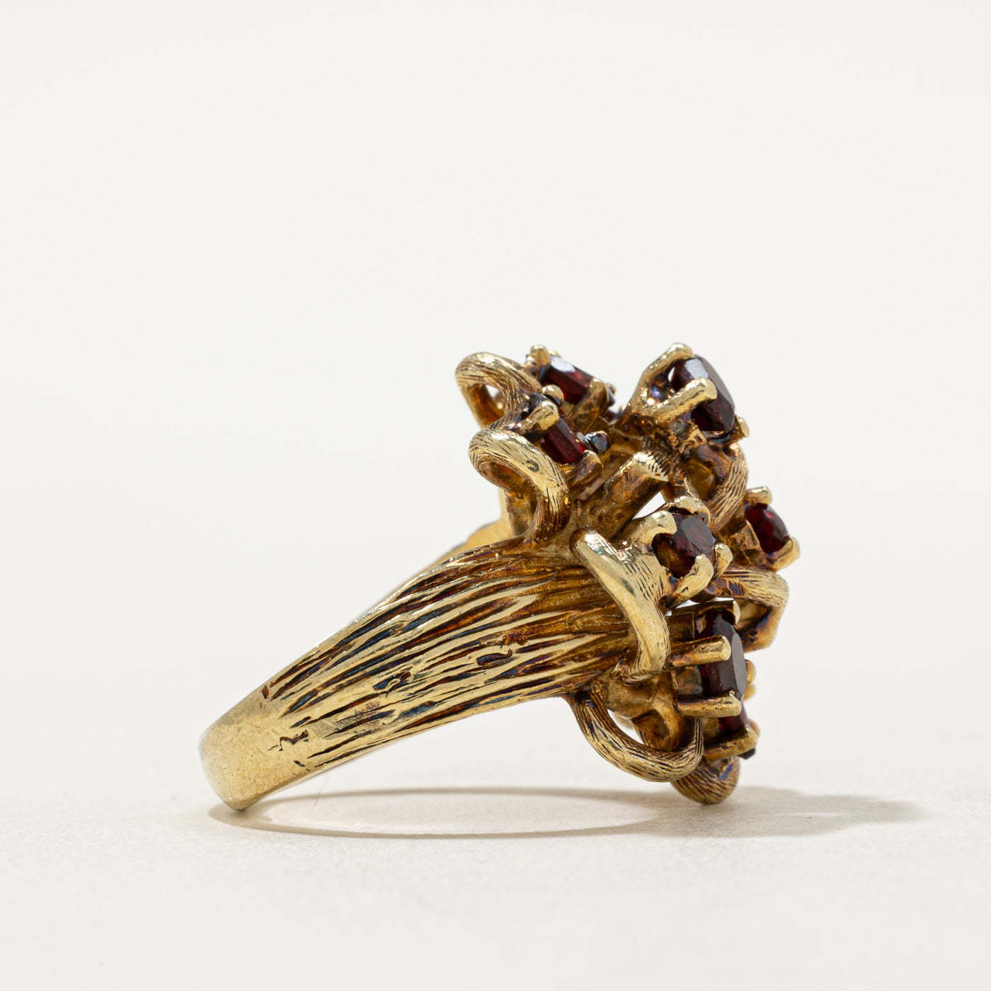 Garnet Cluster Cocktail Ring | 2.50ctw | SZ 6.25