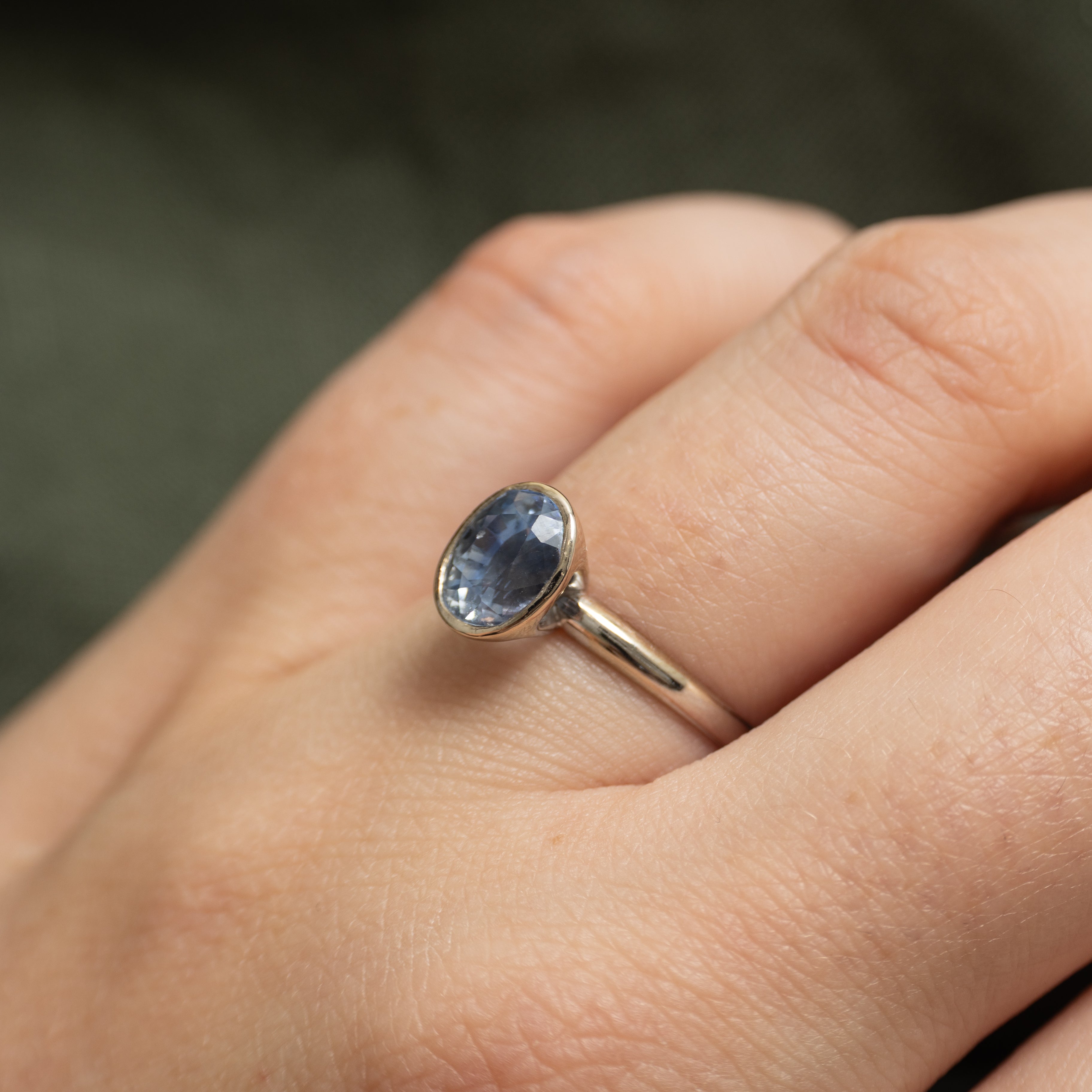 '100 Ways' Ceylon Bezel Set Sapphire Solitaire | 2.3 ct | SZ 6 |