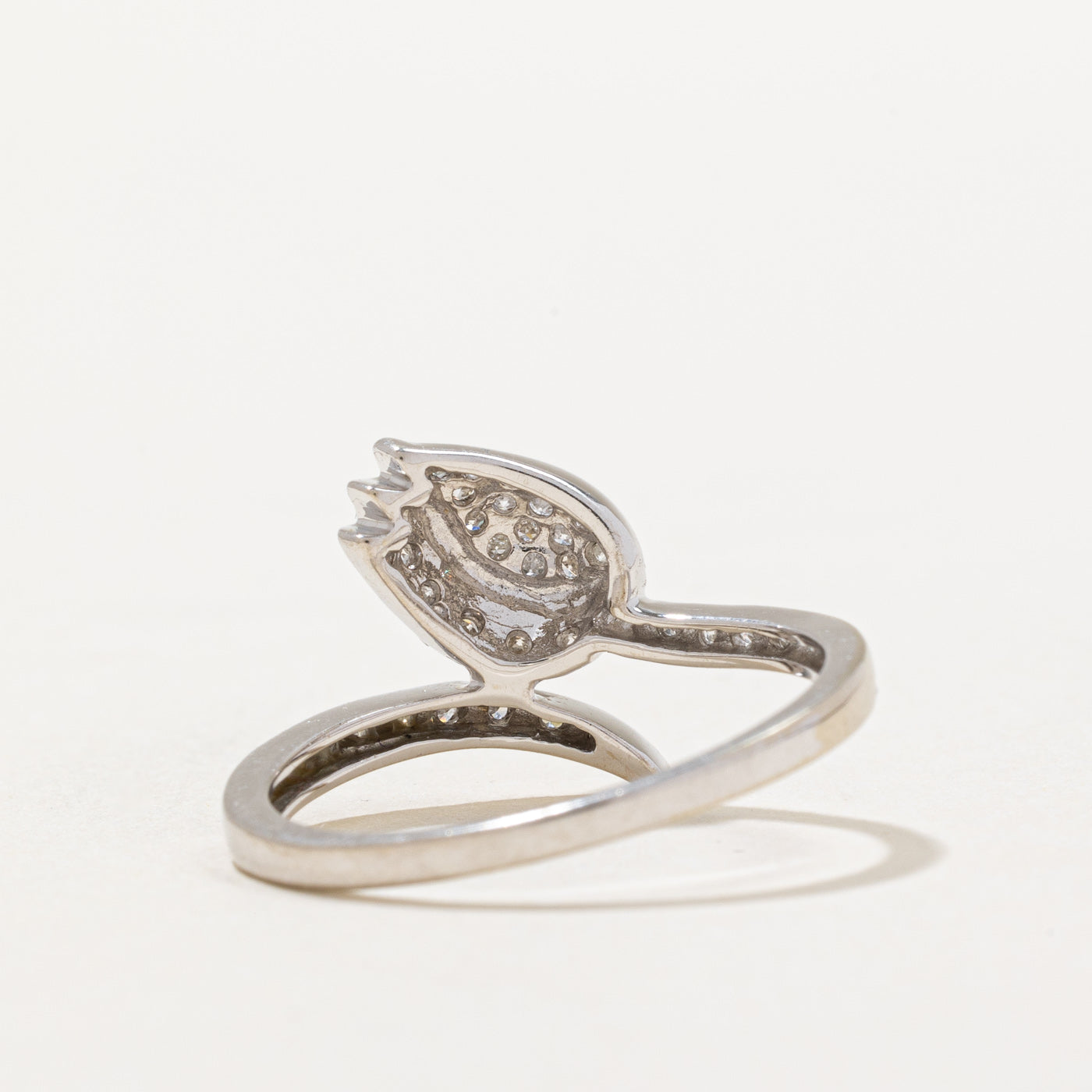 Diamond Rose Bud Ring | 0.25ctw | SZ 9 |