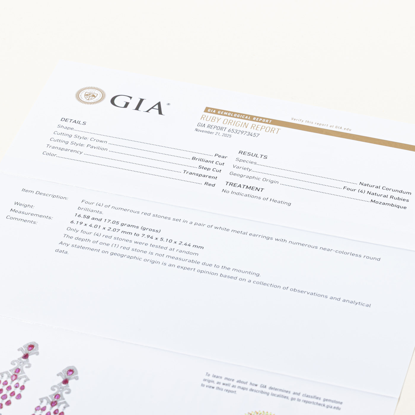 GIA Unheated Mozambique Ruby & Diamond Chandelier Earrings | 14.22ctw, 2.92ctw