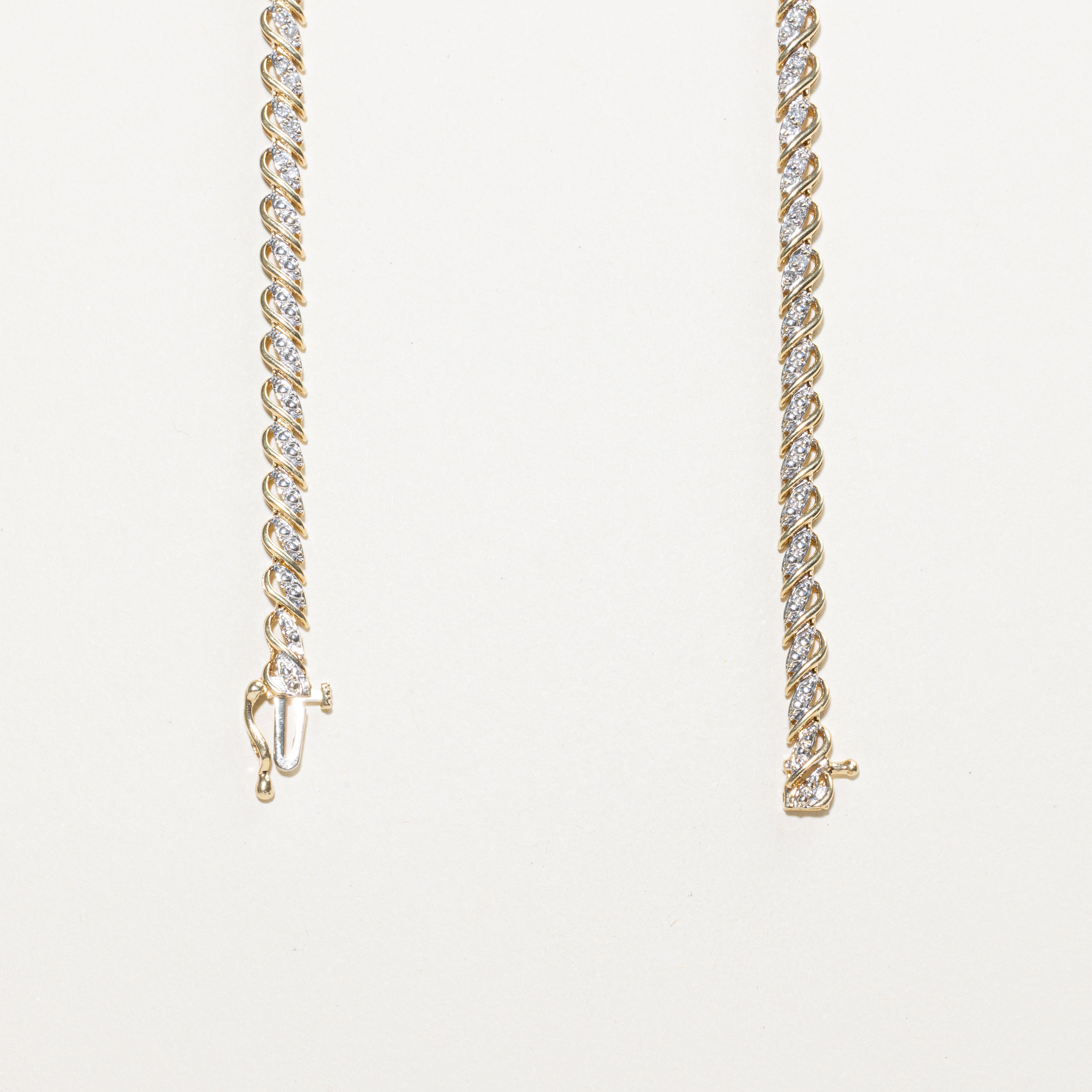 Yellow Gold Diamond Encrusted Necklace | 2.00ct | 17"