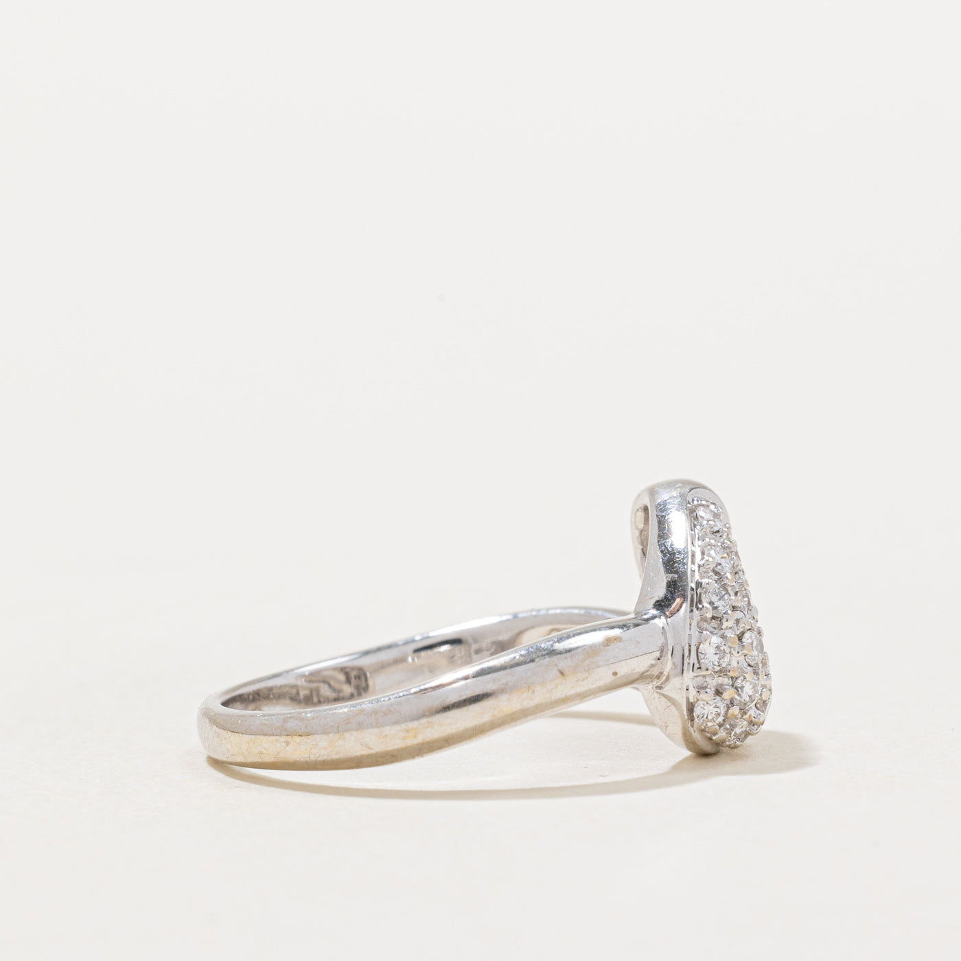 Diamond Swirl Design Ring | 0.20ctw | SZ 6.75 |