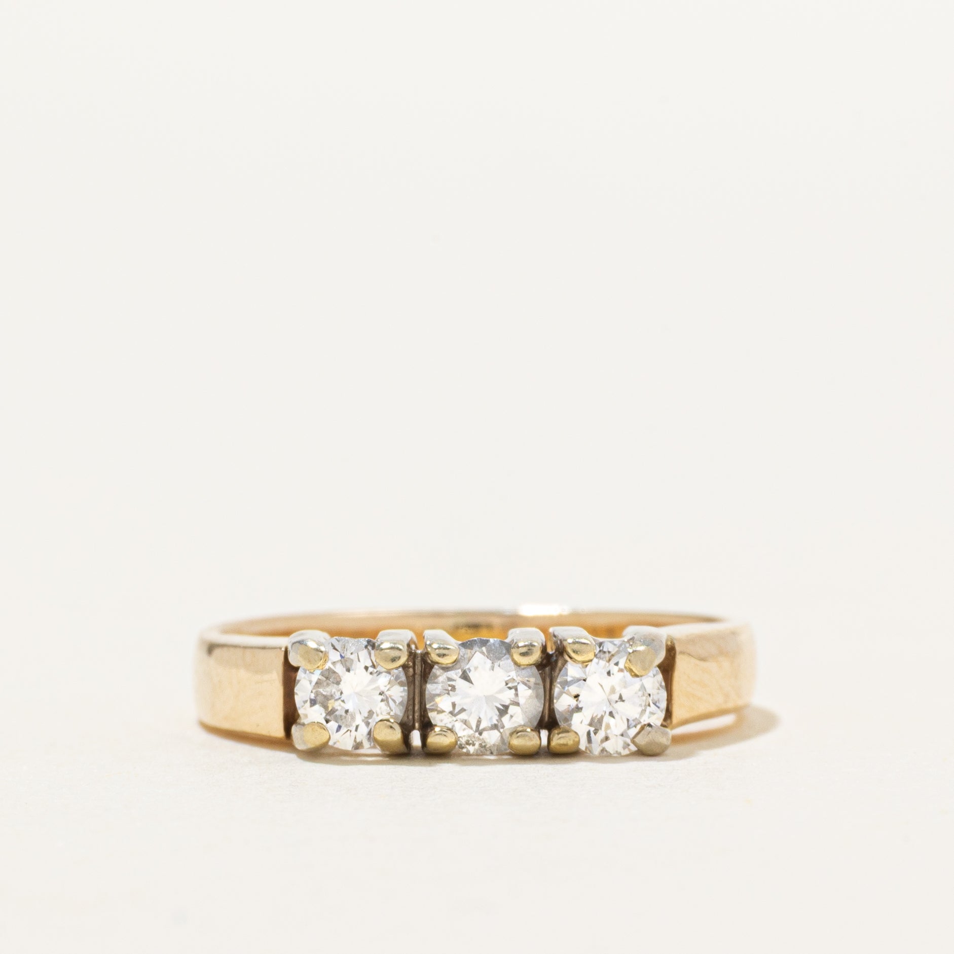'Birks' Three Stone Diamond Ring | 0.47ctw | SZ 5.25