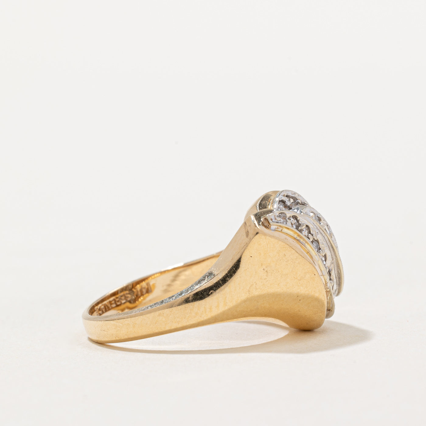 Diamond Waterfall Ring | 0.25ctw | SZ 6.5 |