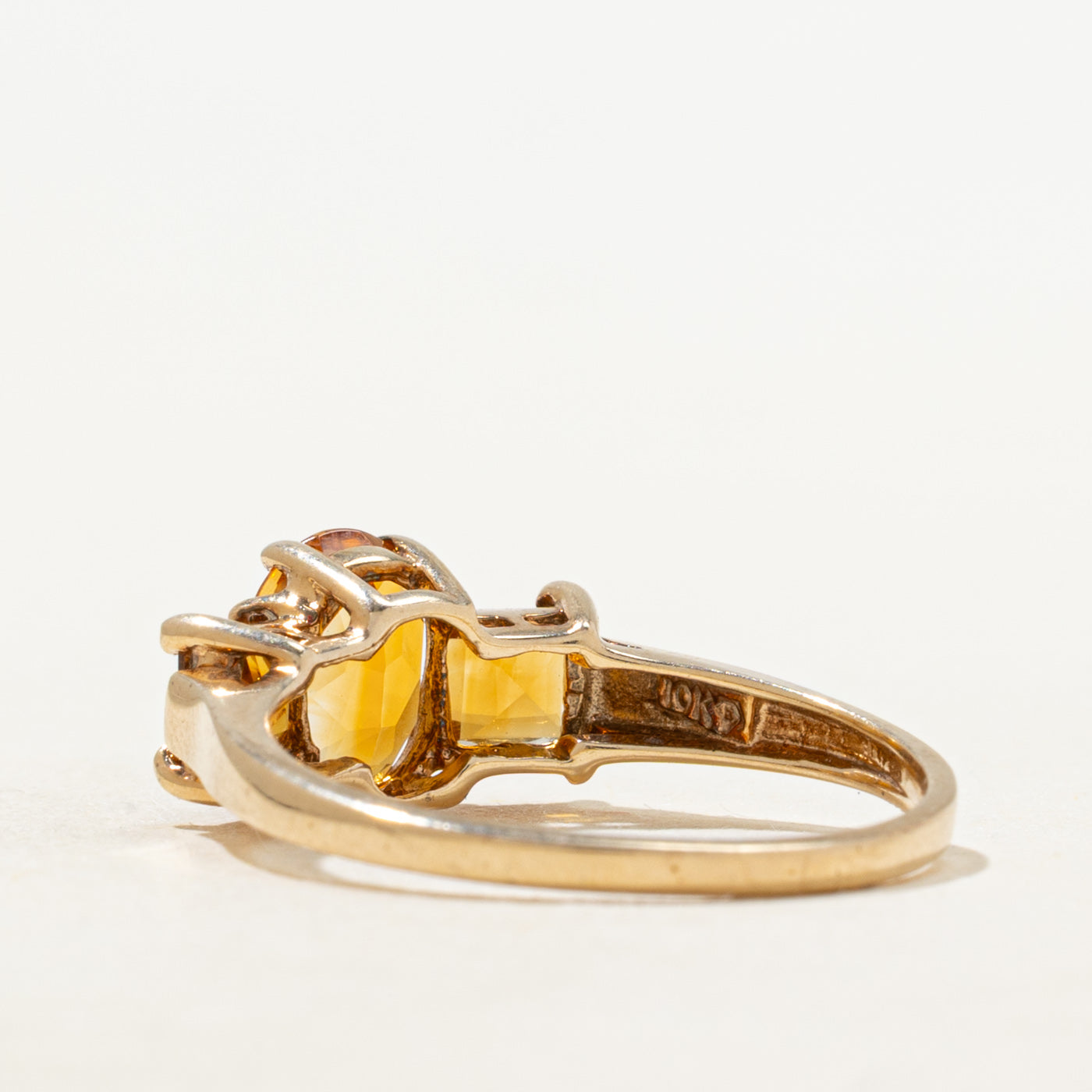 Three Stone Citrine Ring | 1.60ctw | SZ 8
