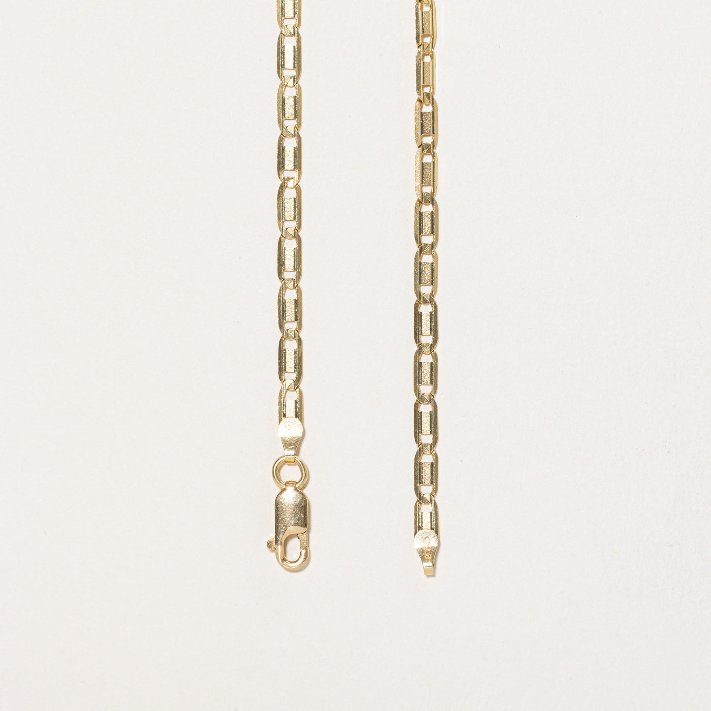 Italian 18K Yellow Gold Anchor Chain | 23.5"