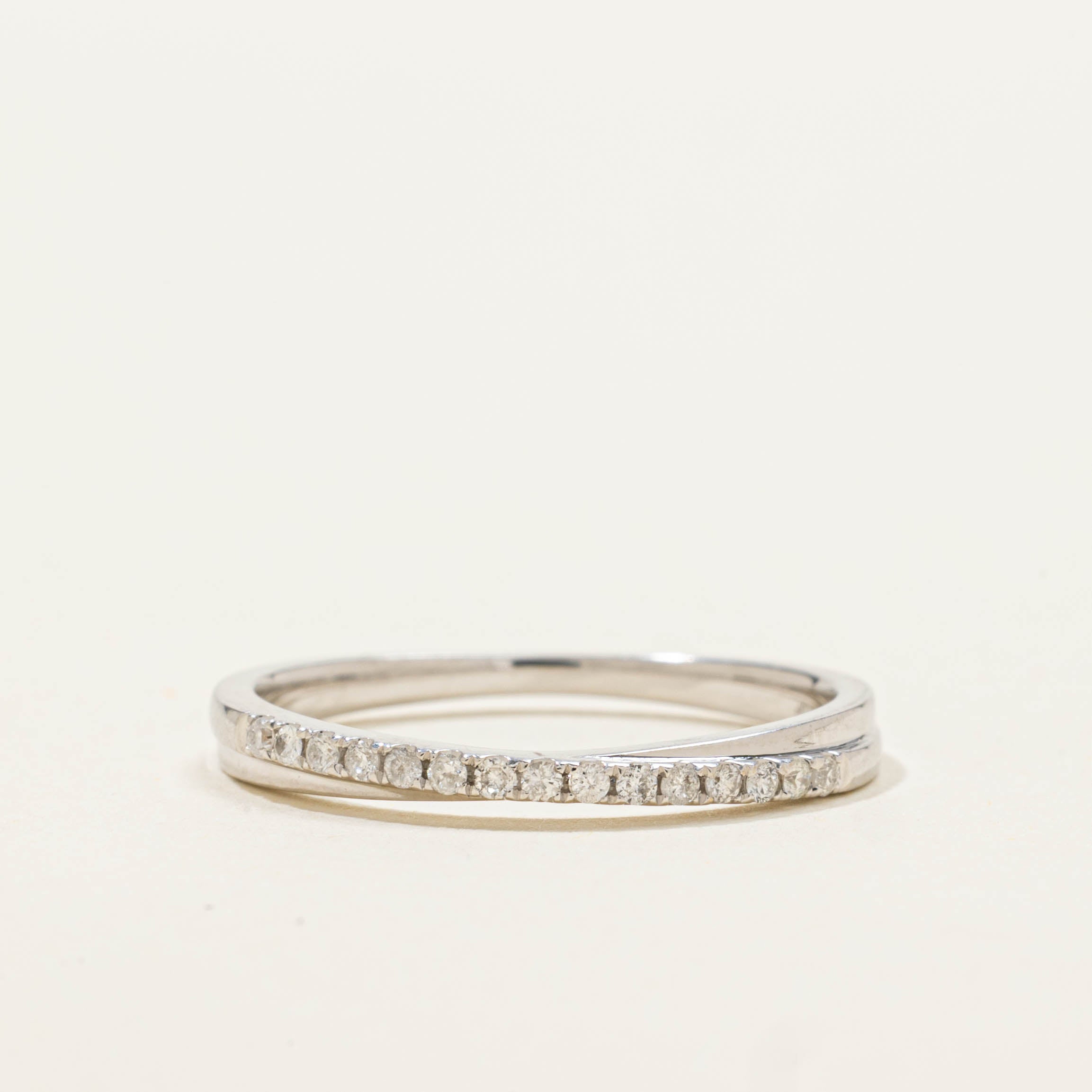 18k Semi Eternity Diamond Band | SZ 6.25