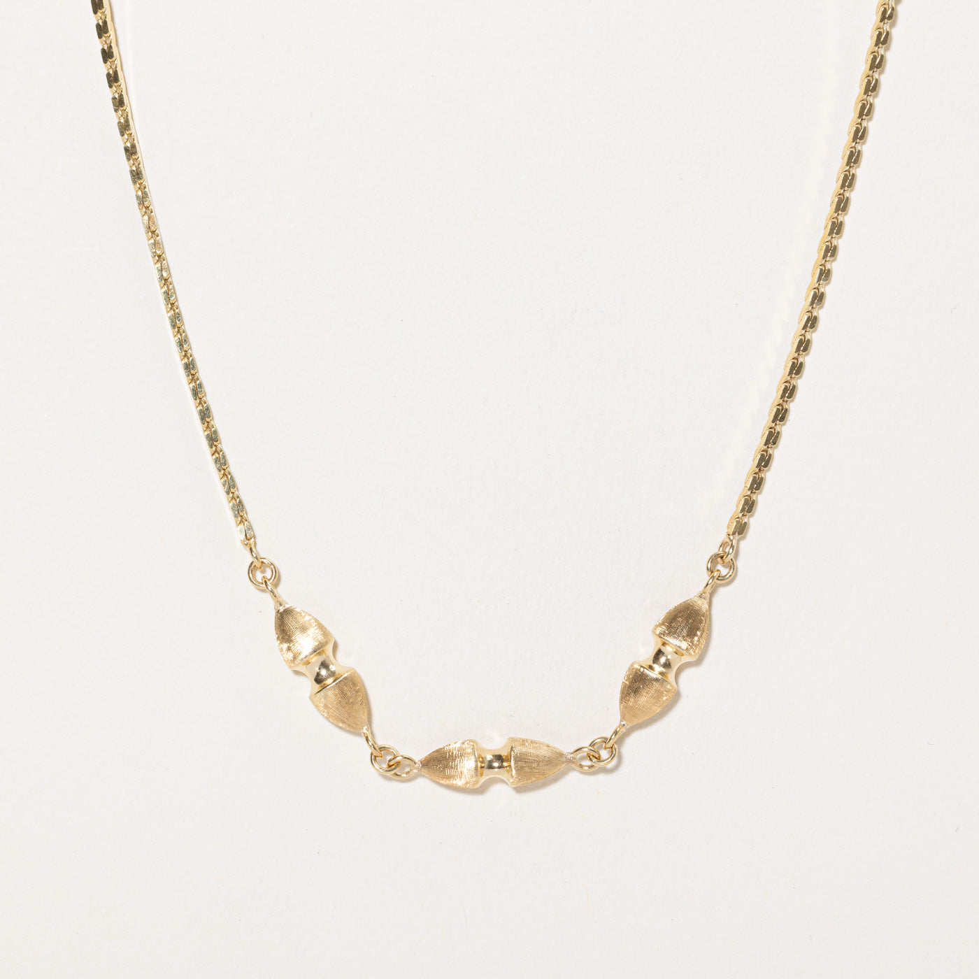 14K Yellow Gold Oval Satellite Chain | 24"