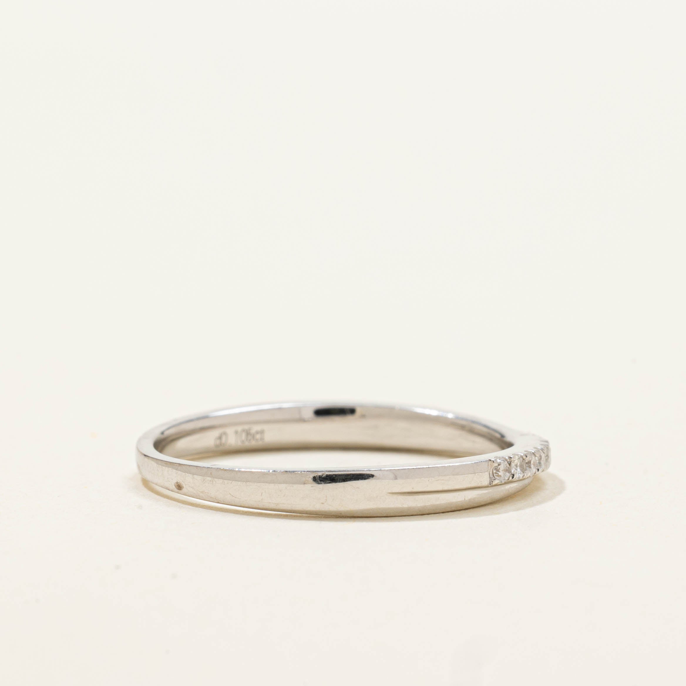 18k Semi Eternity Diamond Band | SZ 6.25