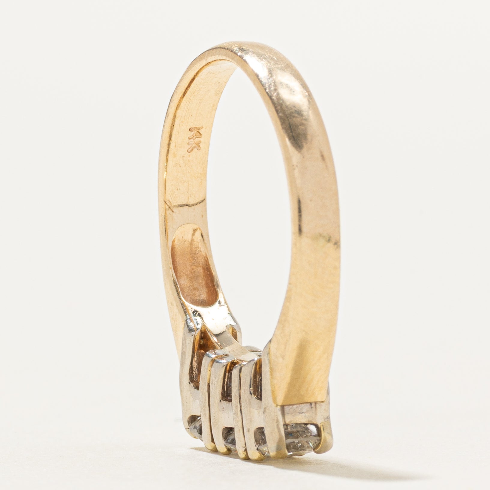 'Birks' Three Stone Diamond Ring | 0.47ctw | SZ 5.25