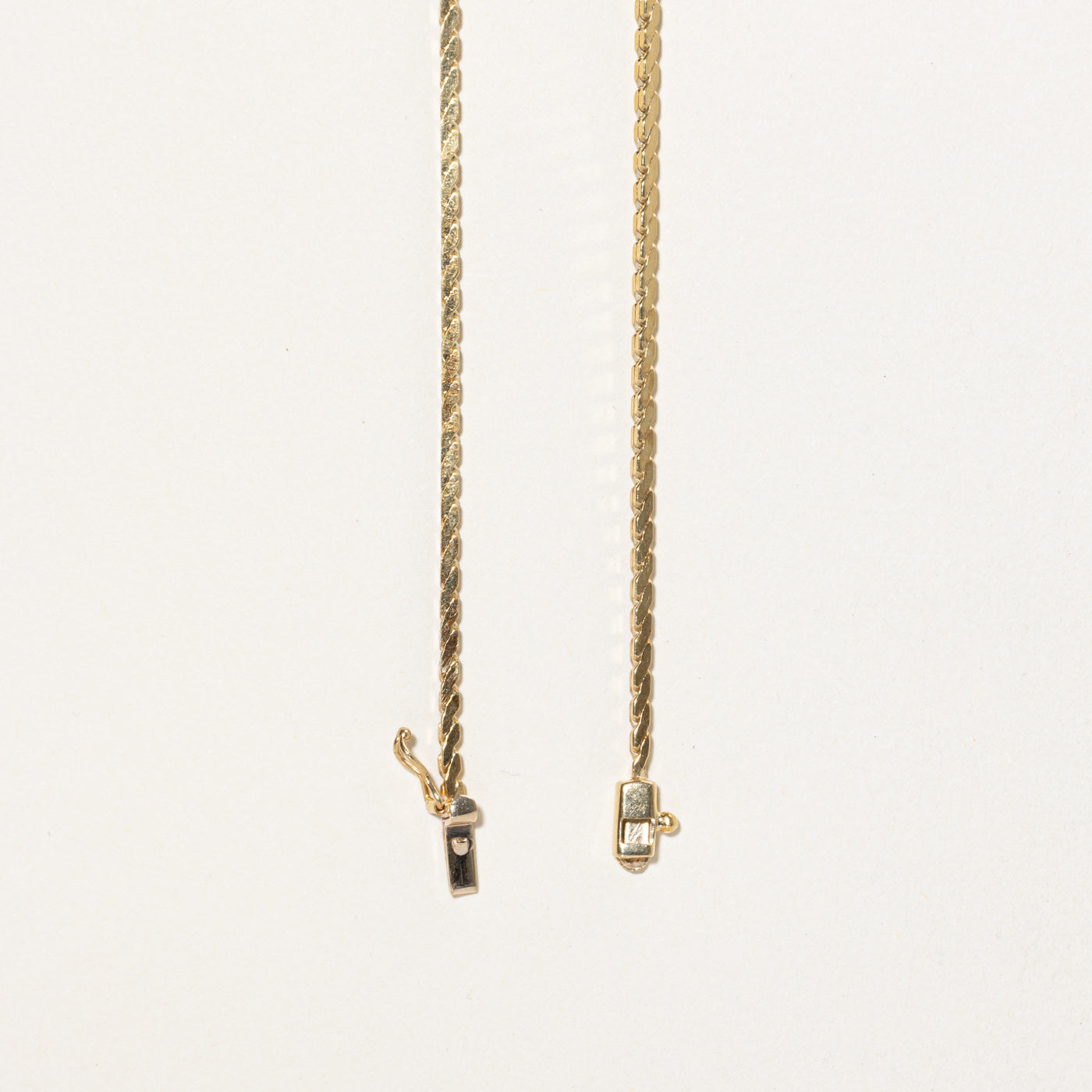 14K Yellow Gold Oval Satellite Chain | 24"