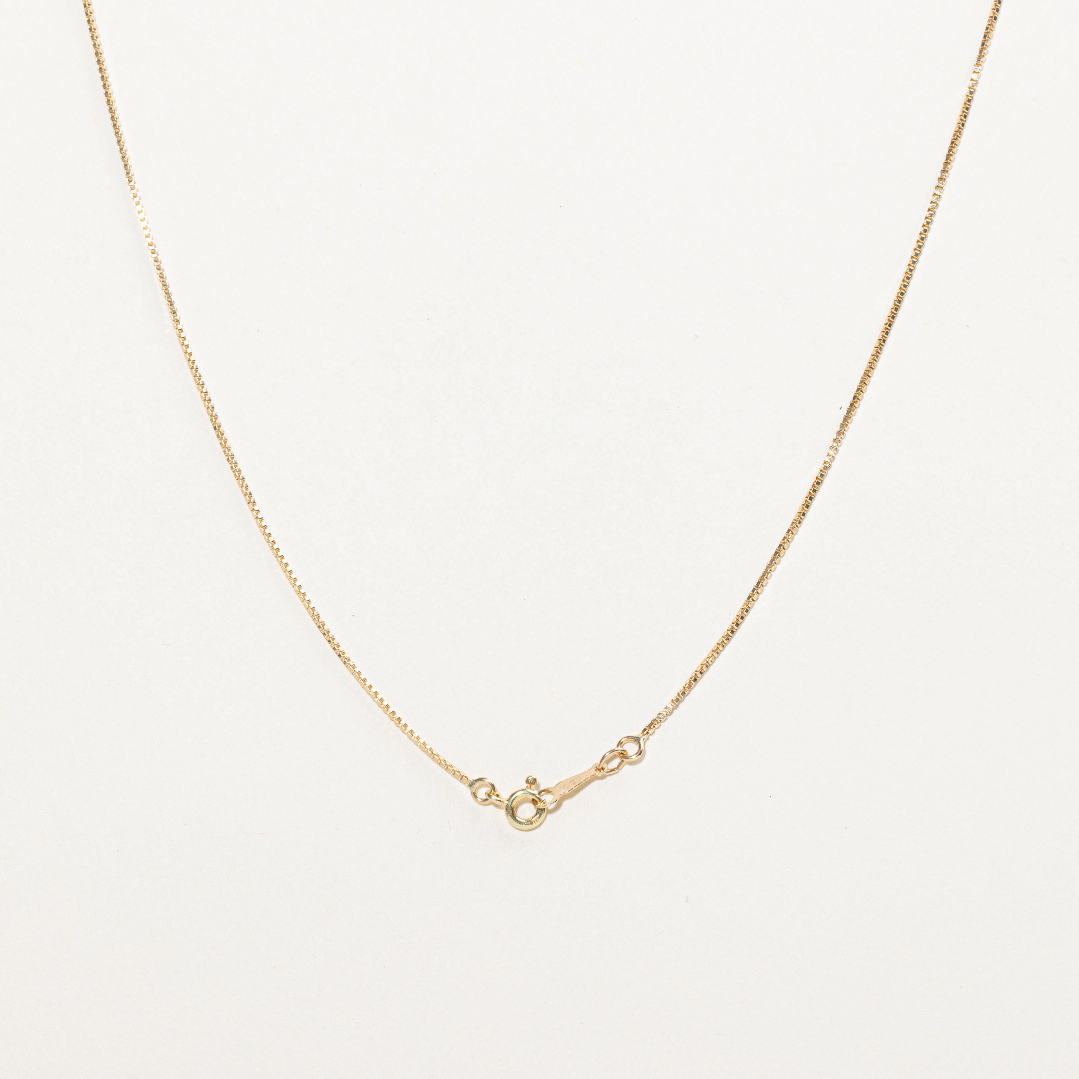 Yellow Gold Diamond Hearts Pendant Necklace | 0.12ctw | 18"