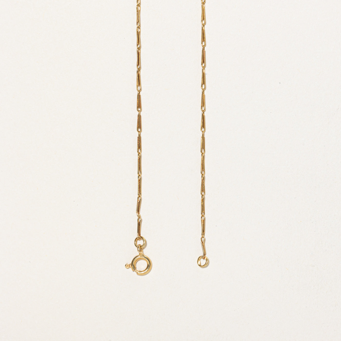 18K Yellow Gold Thin Chain | 19"