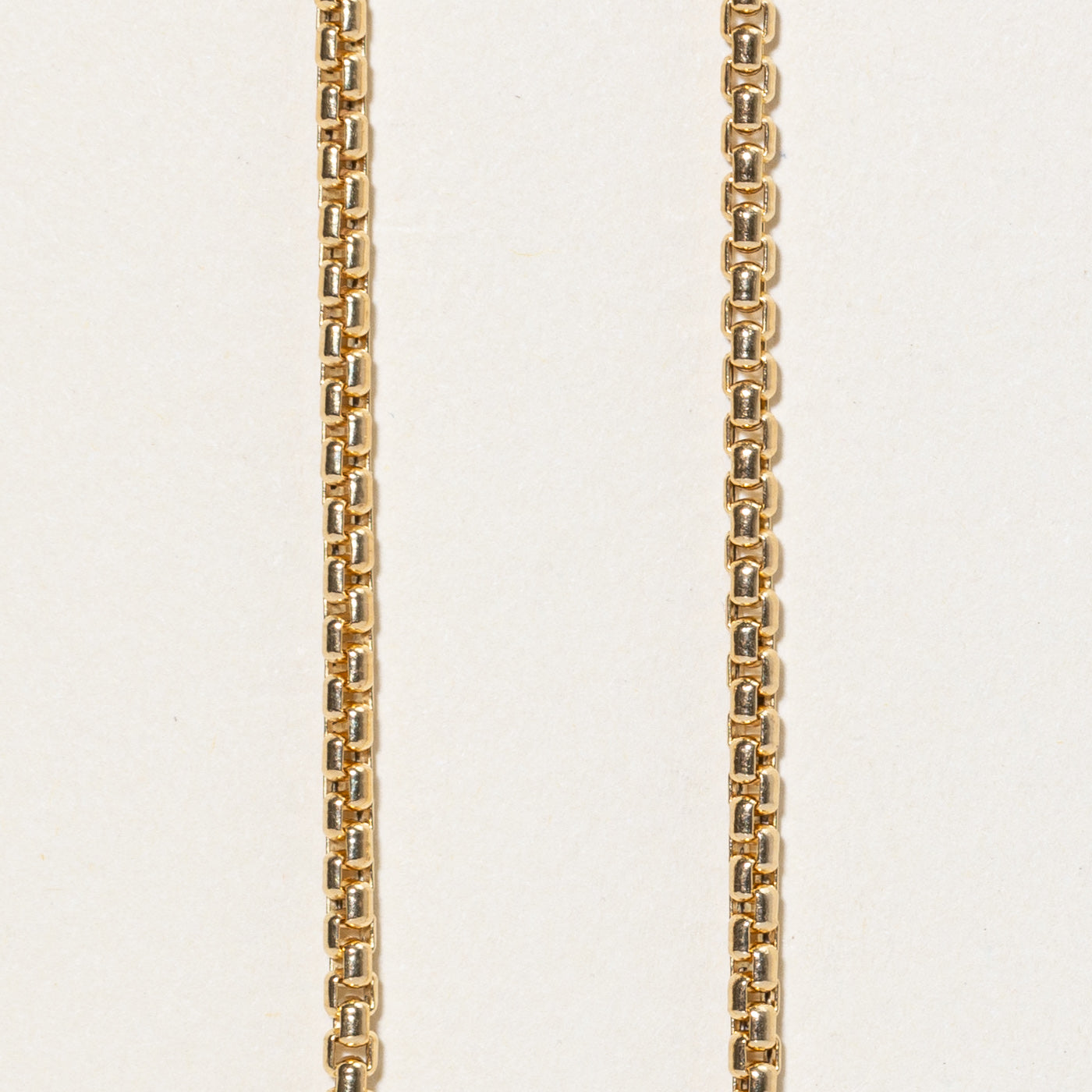 Italian 18K Yellow Gold Box Link Chain | 21.5"