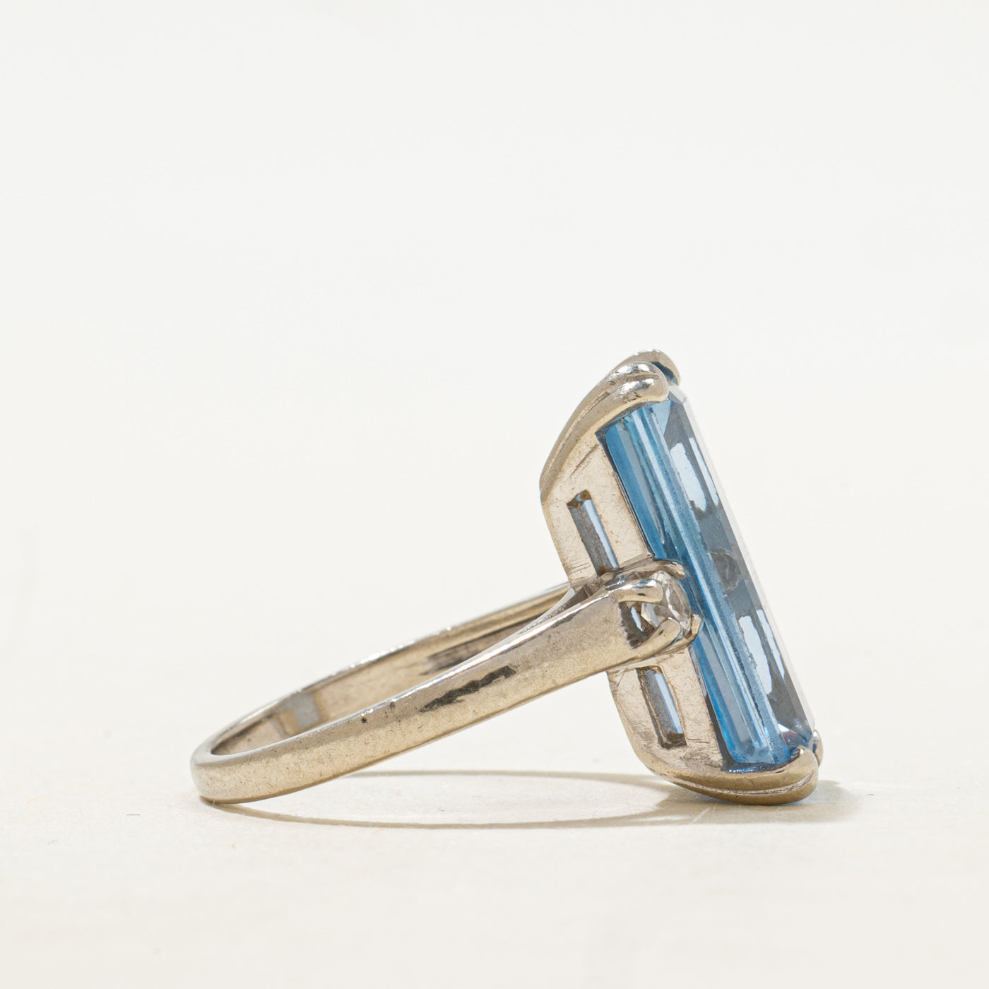 Synthetic Spinel & Synthetic Sapphire Cocktail Ring | 7.75ct, 0.32ctw | SZ 4.75