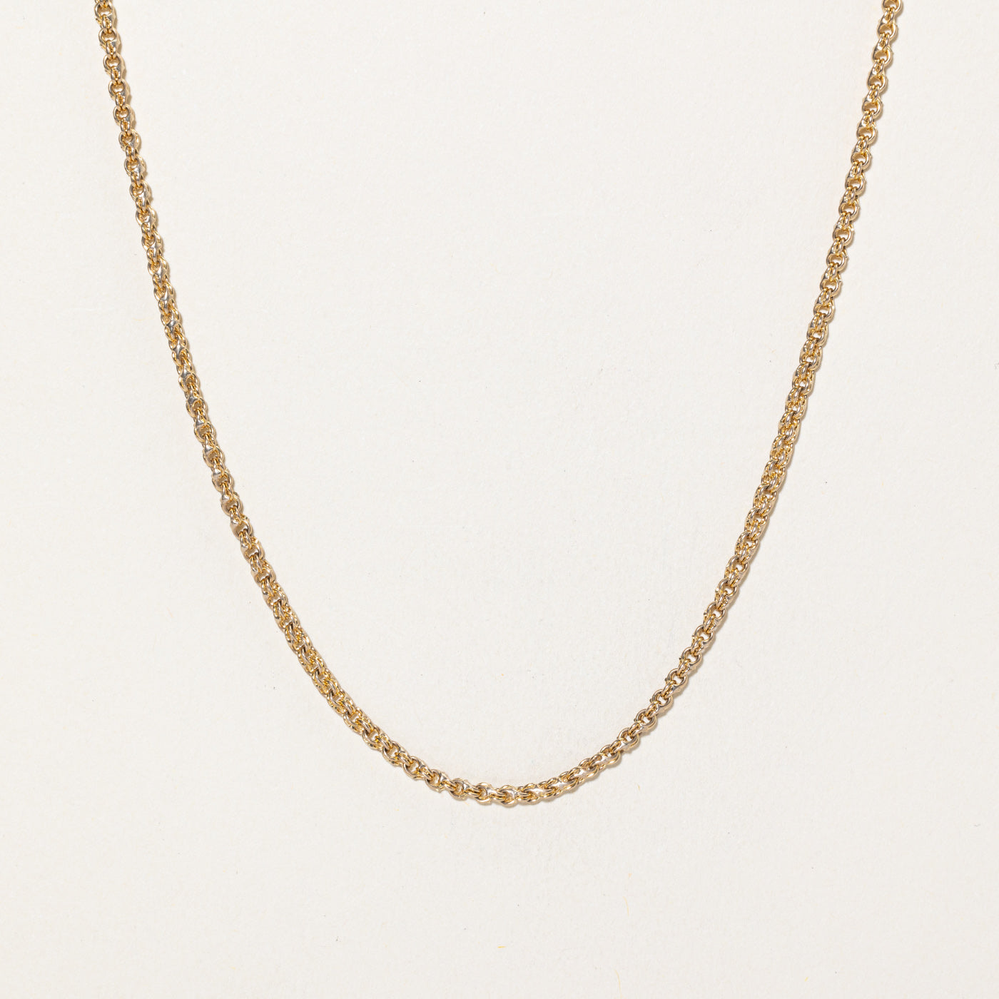 10K Yellow Gold Fancy Chain | 18.5"