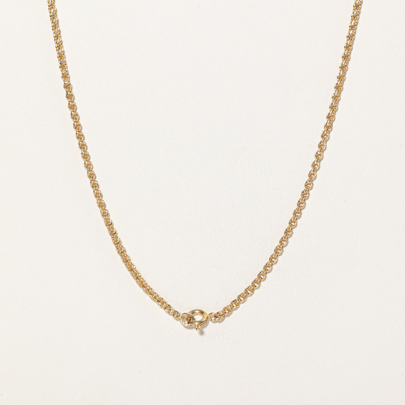 10K Yellow Gold Fancy Chain | 18.5"