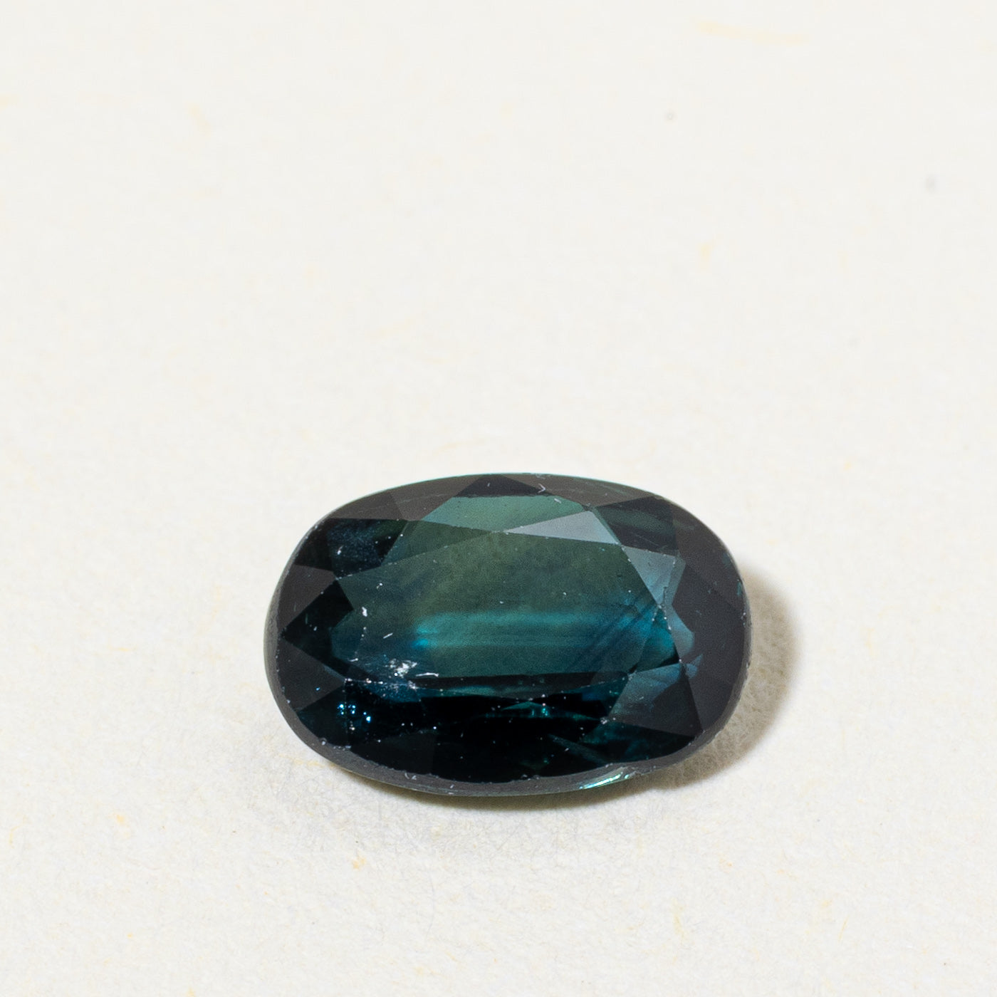Saphir vert taille coussin | 1,29 ct