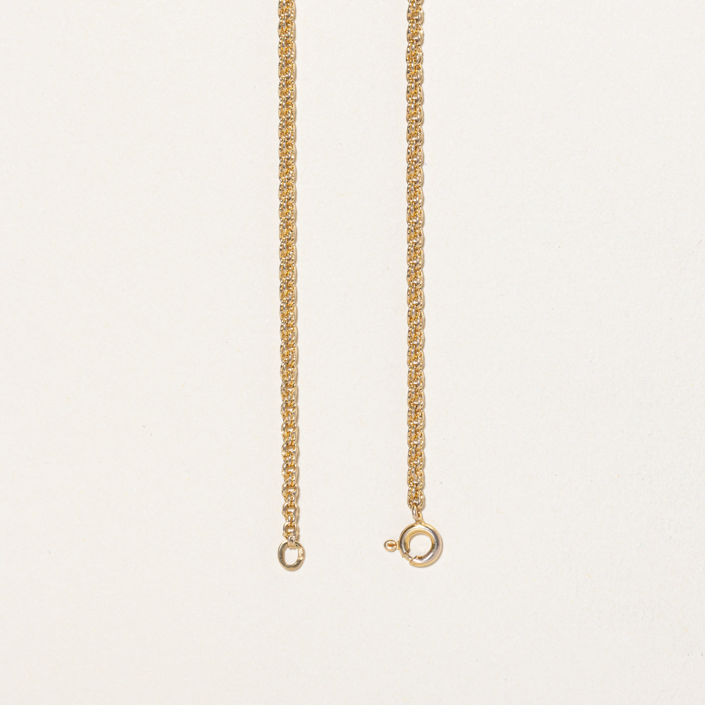 10K Yellow Gold Fancy Chain | 18.5"