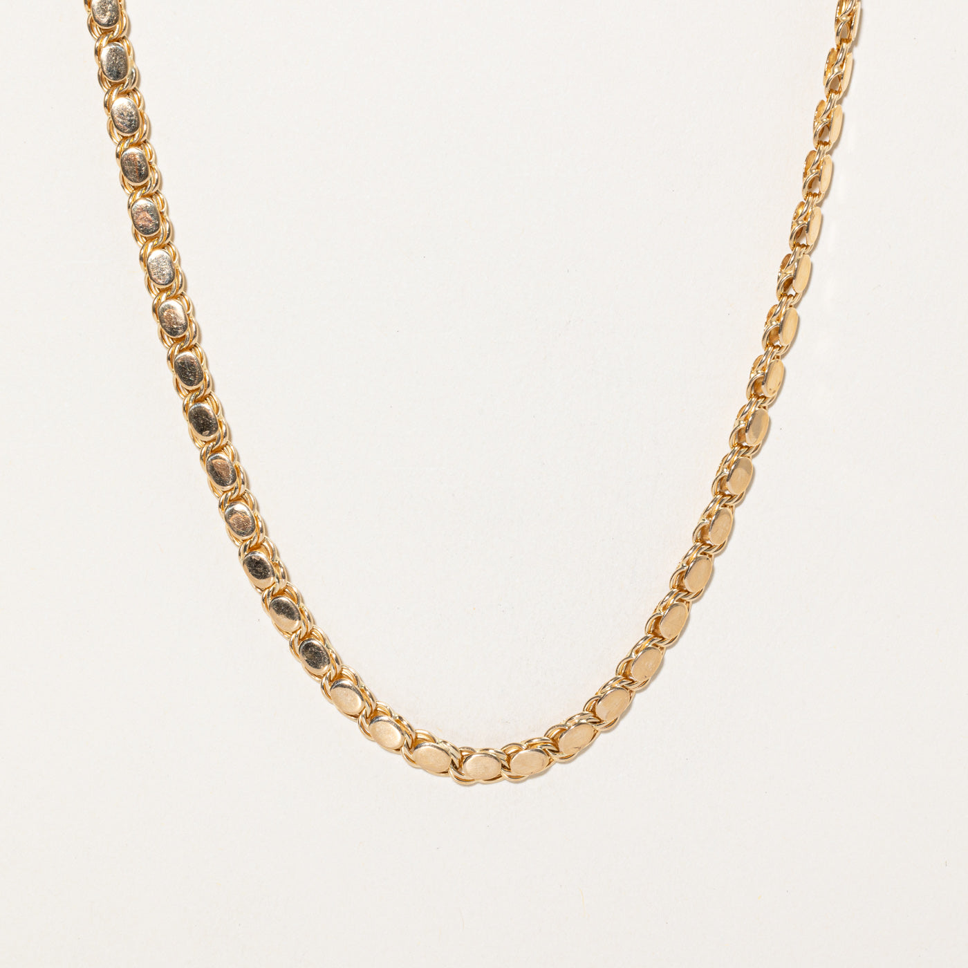 18K Yellow Gold Fancy Chain | 27.5"