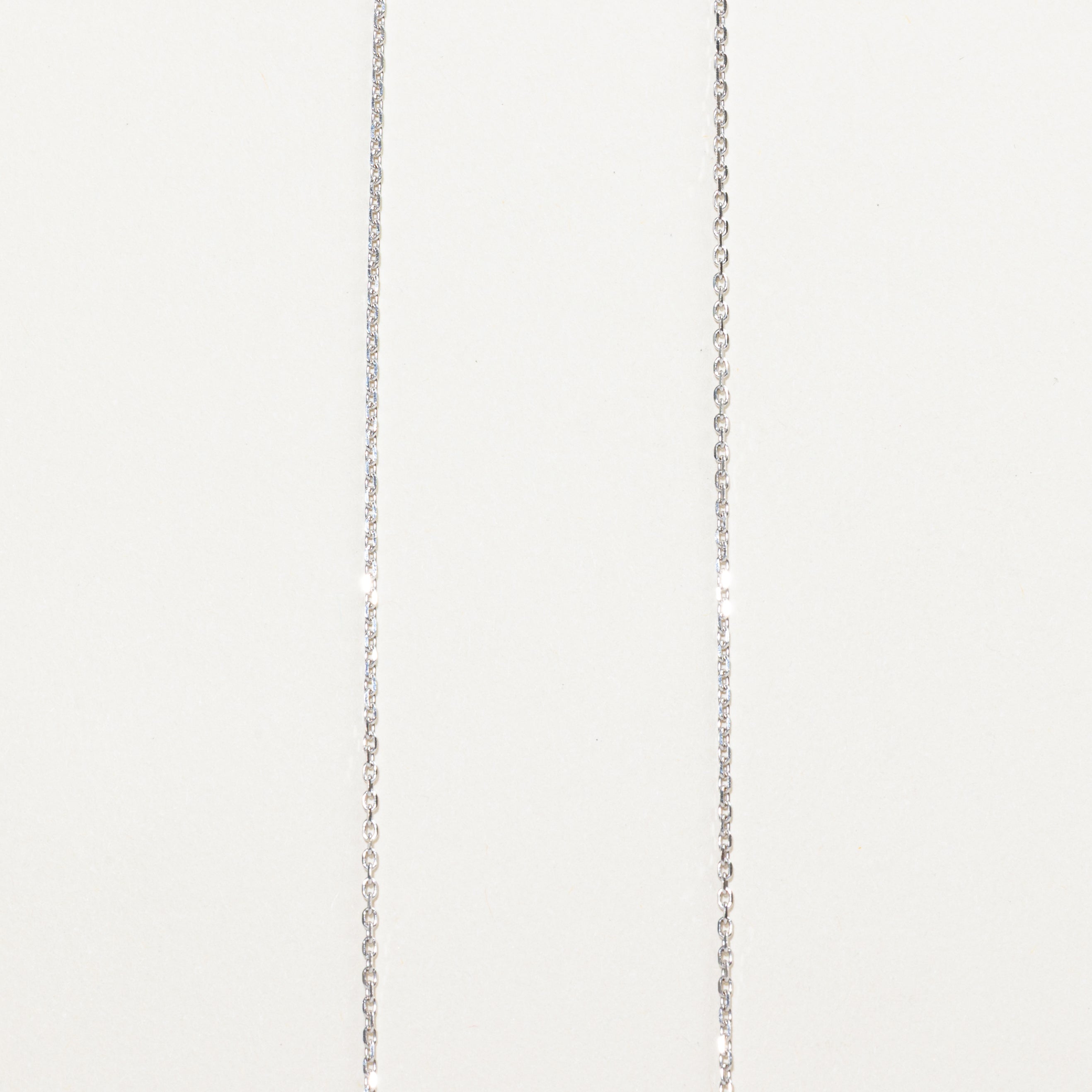 White Gold Solitaire Diamond Pendant Necklace | 0.28ct | 16"