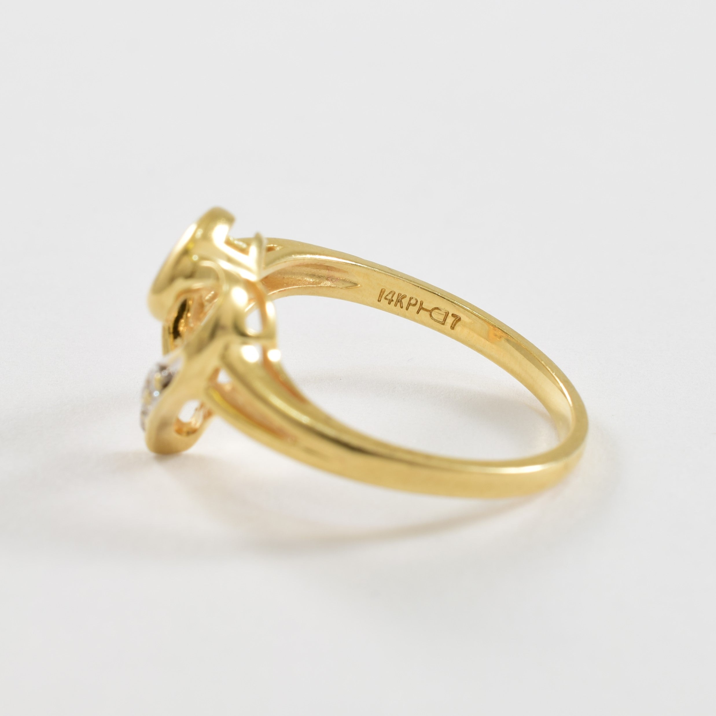 Heart Shaped Diamond Ring | 0.08ctw | SZ 6.25 |