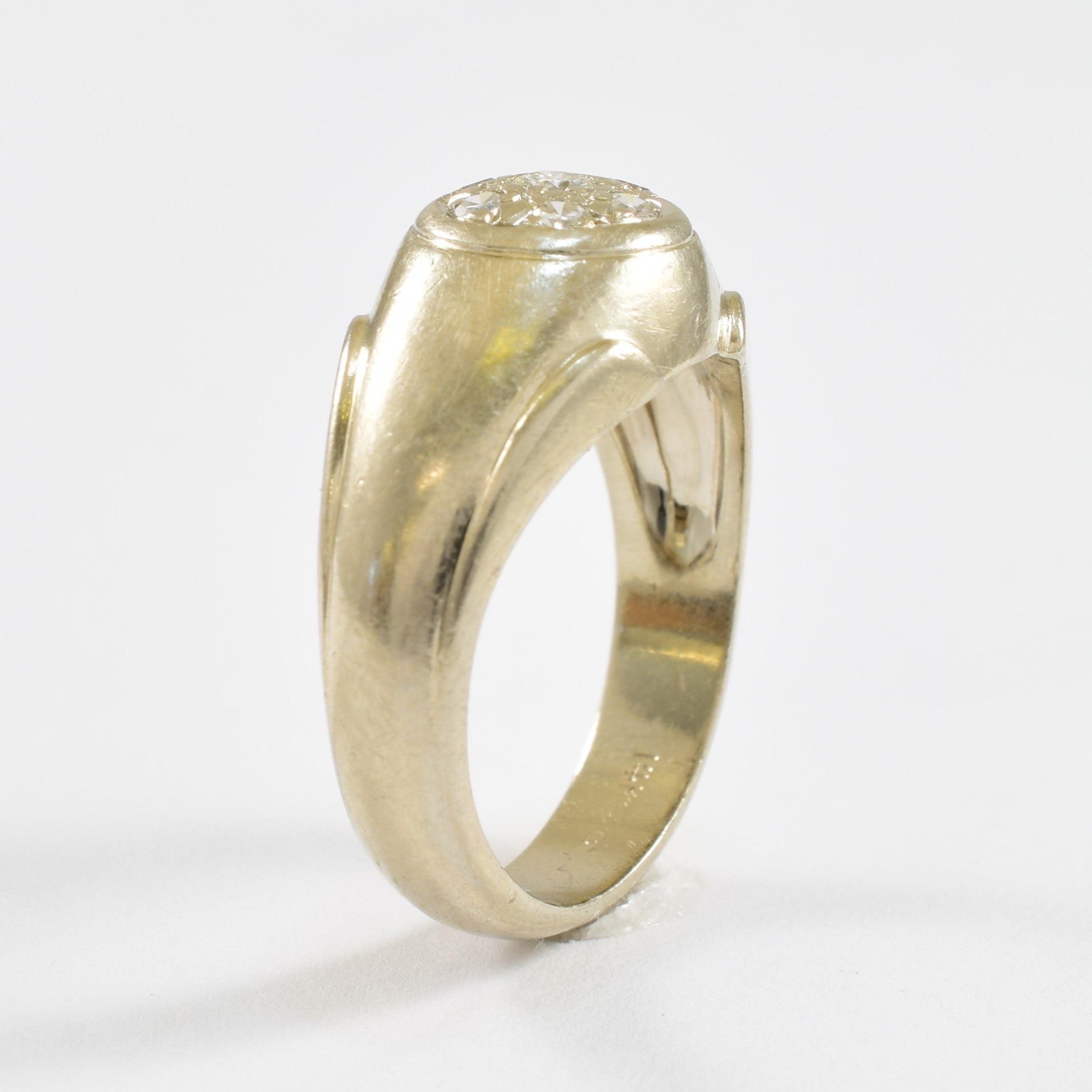 Pave Set Diamond Ring | 0.15ctw | SZ 7 |