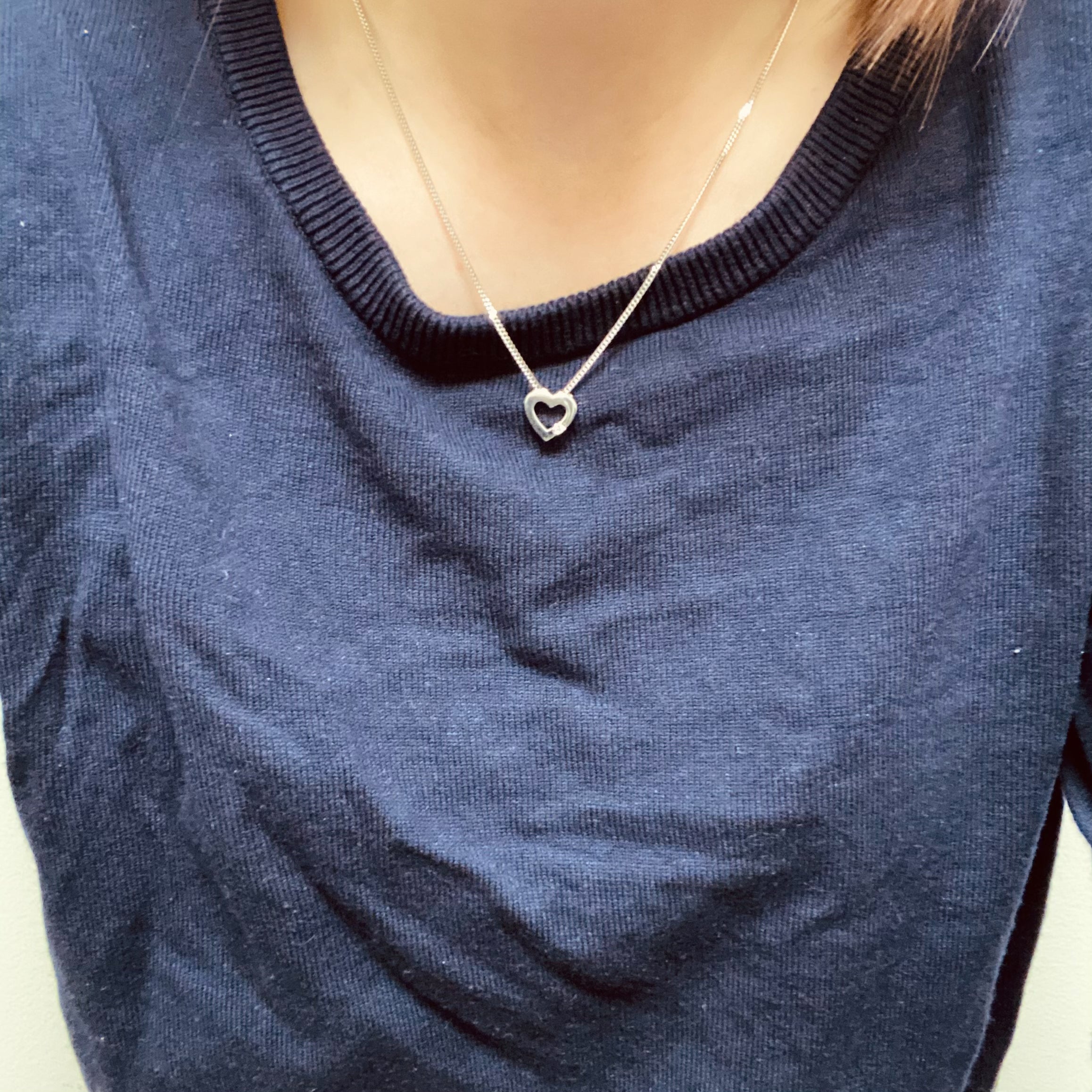 Diamond Heart Necklace | 0.05ct | 18" |