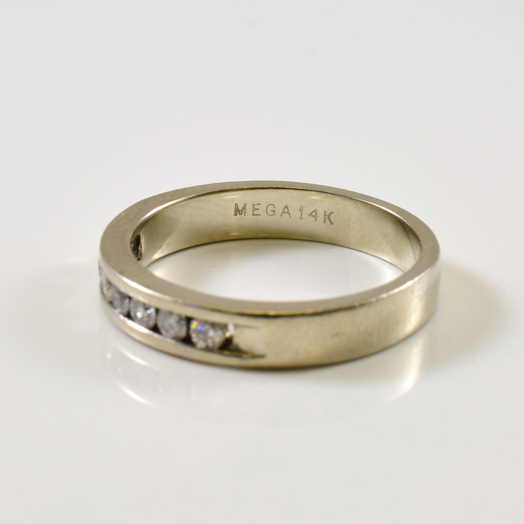 Channel Set Diamond Wedding Band | 0.21ctw | SZ 6.25 |