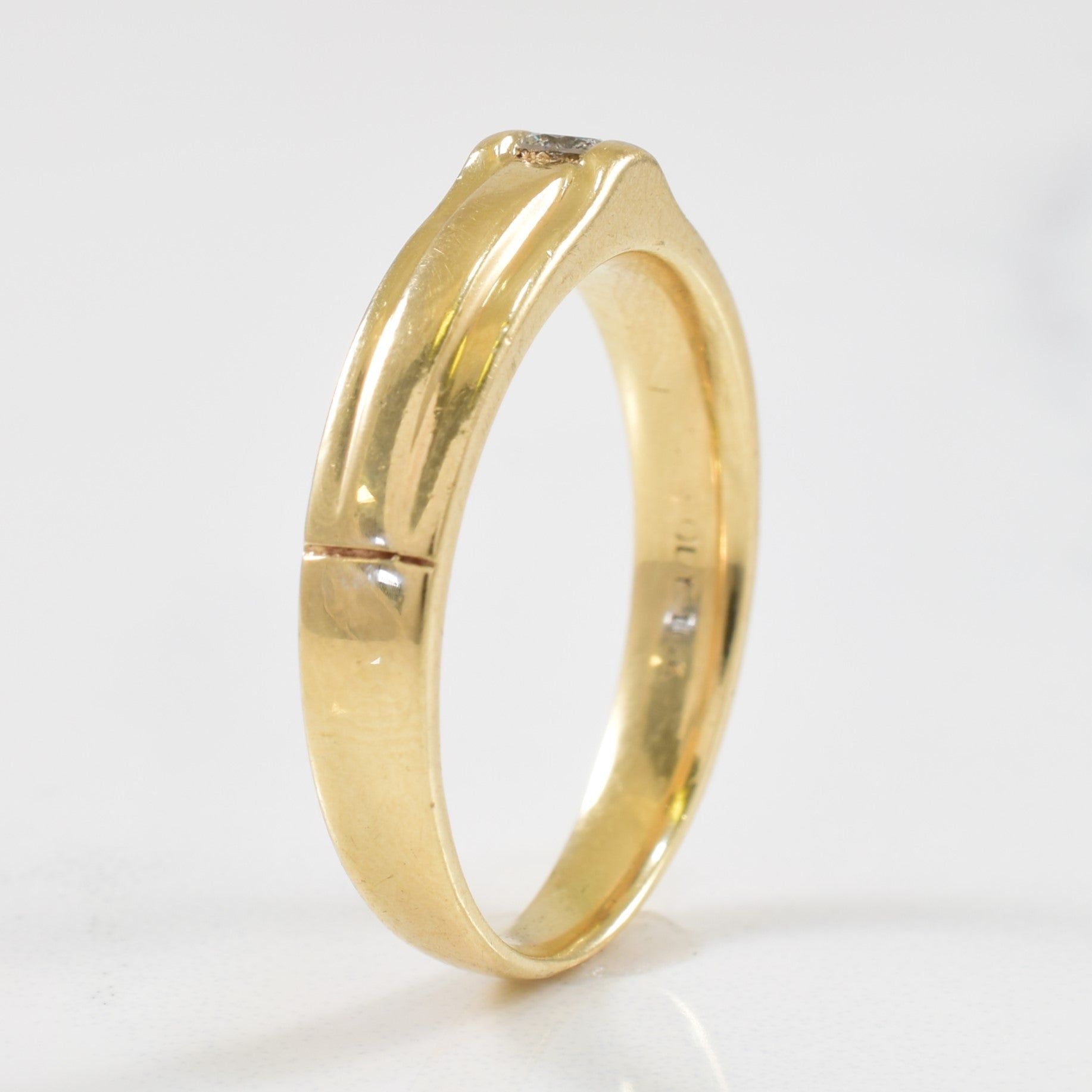 Solitaire Diamond Ring | 0.07ct | SZ 8 |