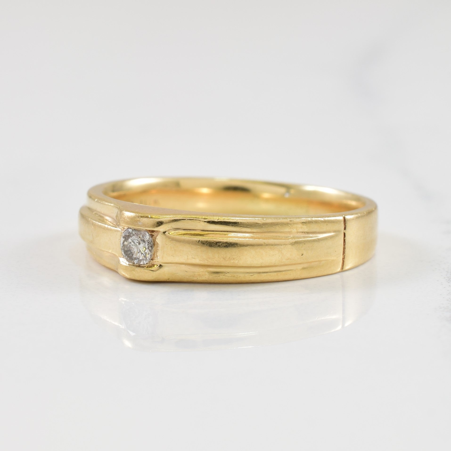 Solitaire Diamond Ring | 0.07ct | SZ 8 |