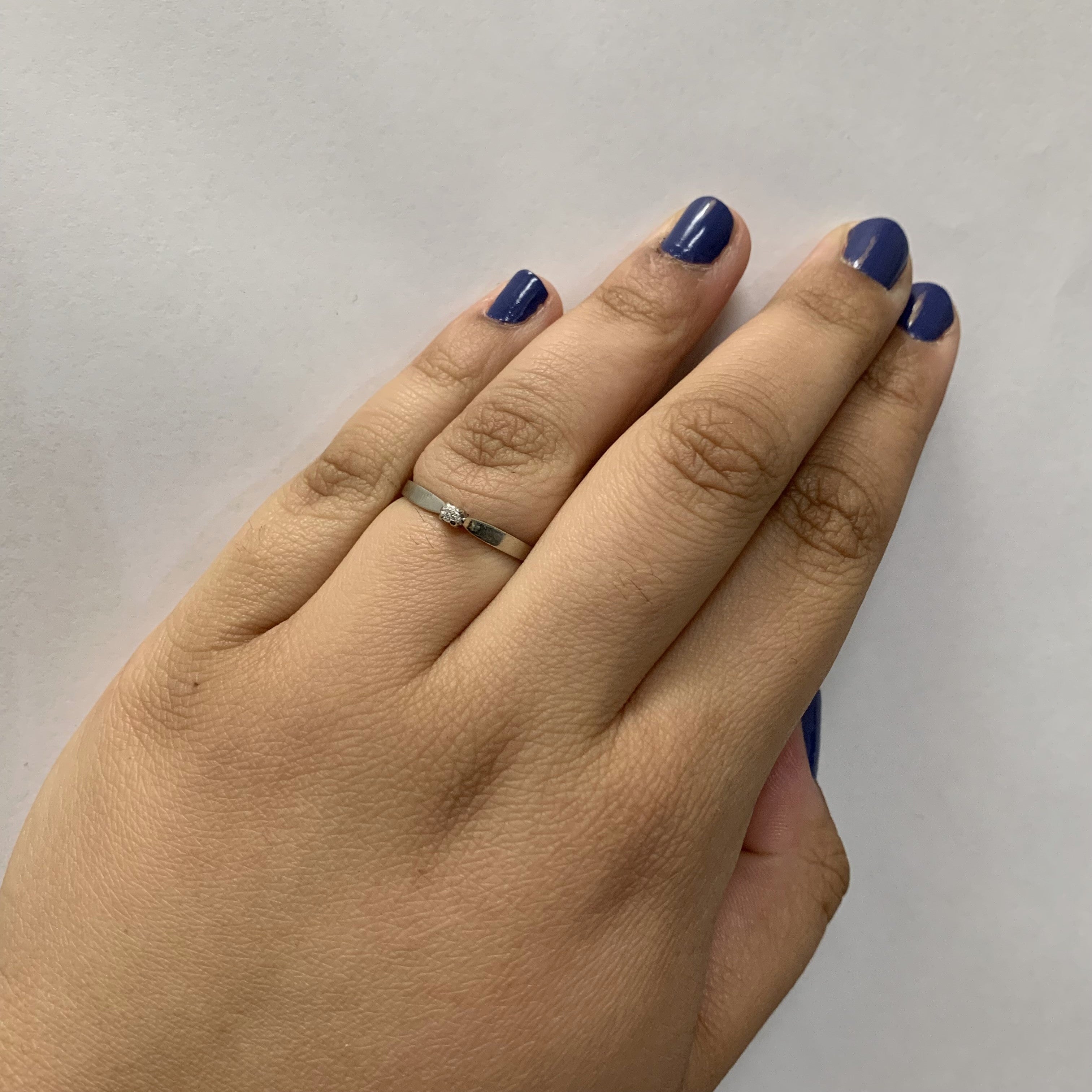 Solitaire Diamond Ring | 0.03ct | SZ 8.5 |