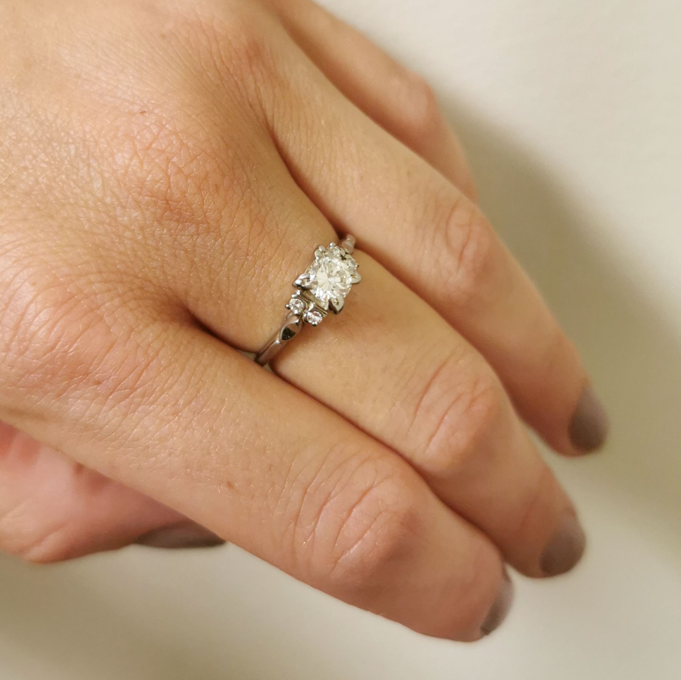 Vintage Diamond Engagement Ring | 0.75 ctw | SZ 8 |