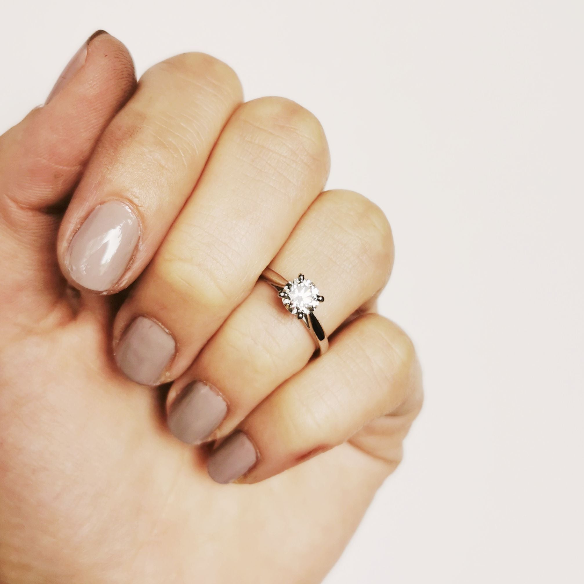 GIA Certified Internally Flawless Diamond Solitaire Engagement Ring | 0.85 ct IF I | SZ 5.5 |