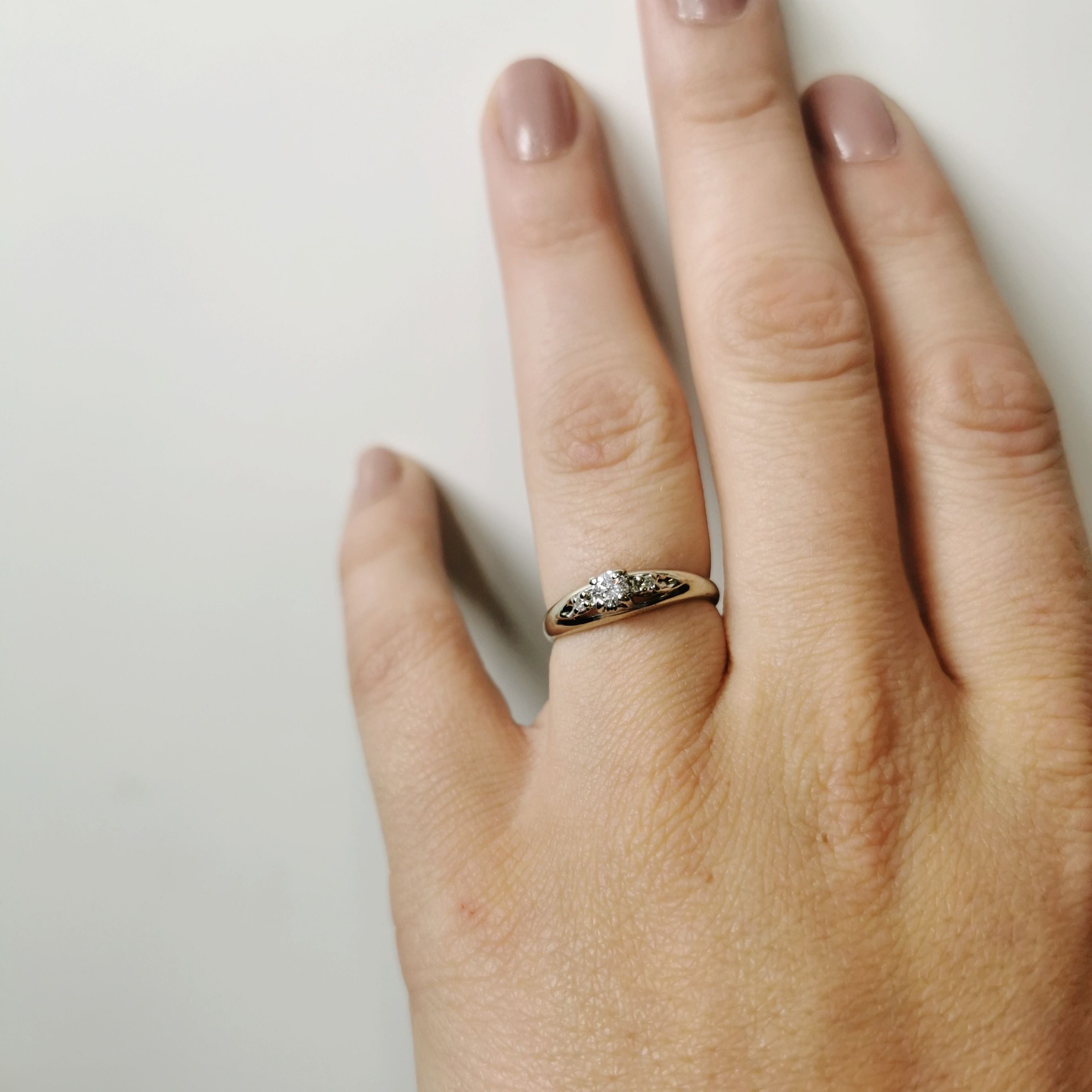 Three Stone Diamond Ring | 0.20ctw | SZ 6 |