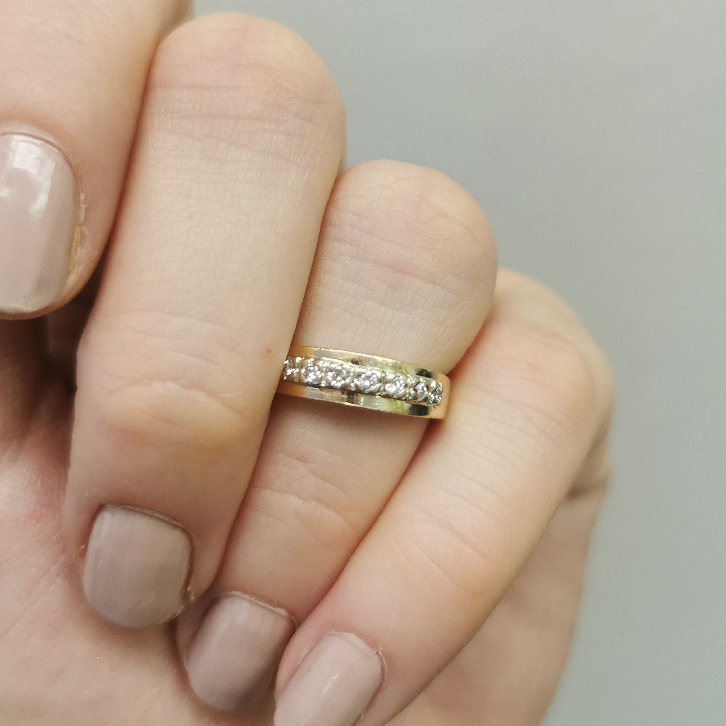 Yellow Gold Diamond Band | 0.20ctw | SZ 5.75 |