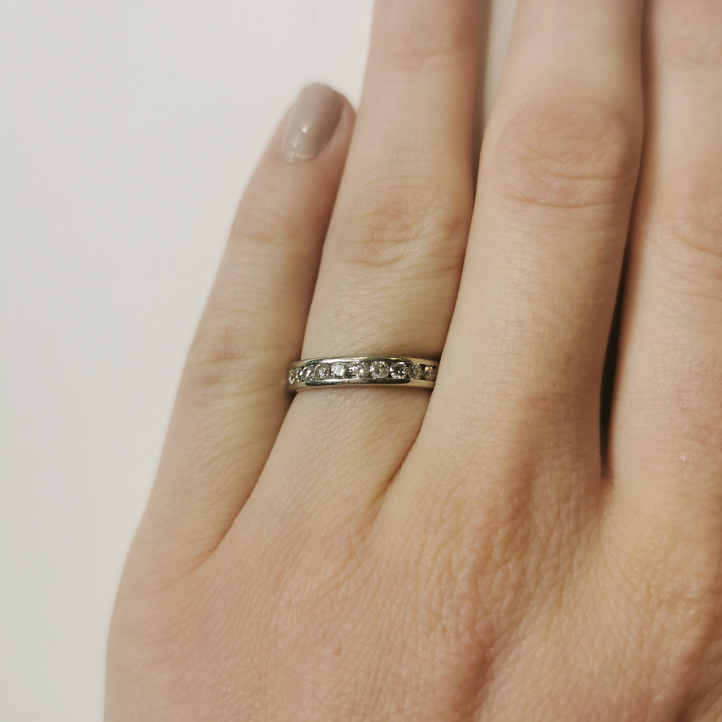 Semi Eternity Diamond Wedding Band | 0.33ctw | SZ 6.25 |