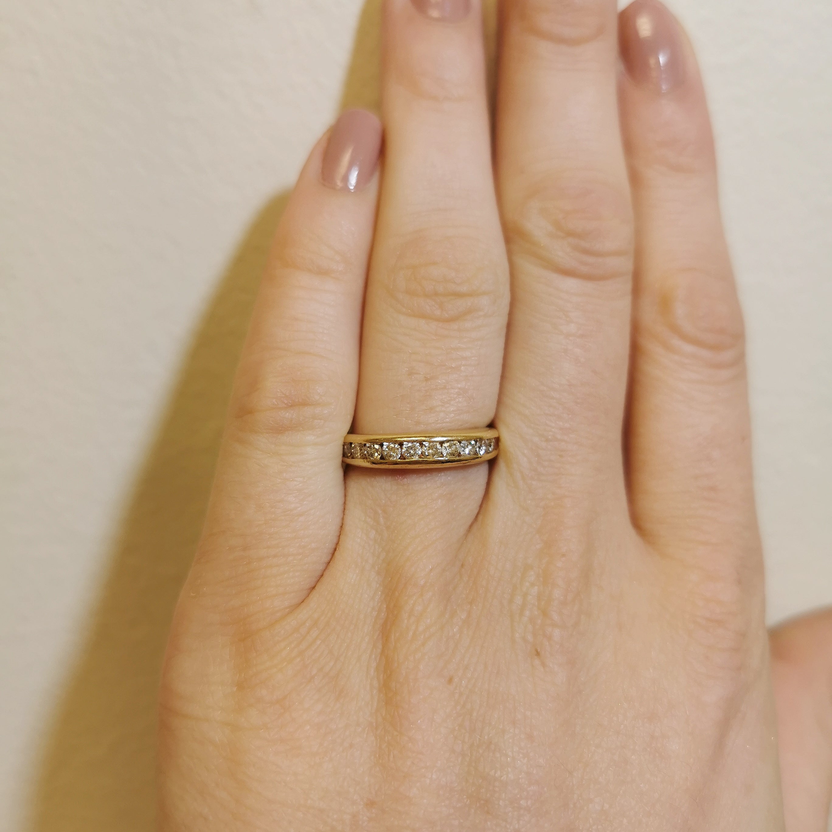 Diamond Channel Semi Eternity Band | 0.40ctw | SZ 6.25 |