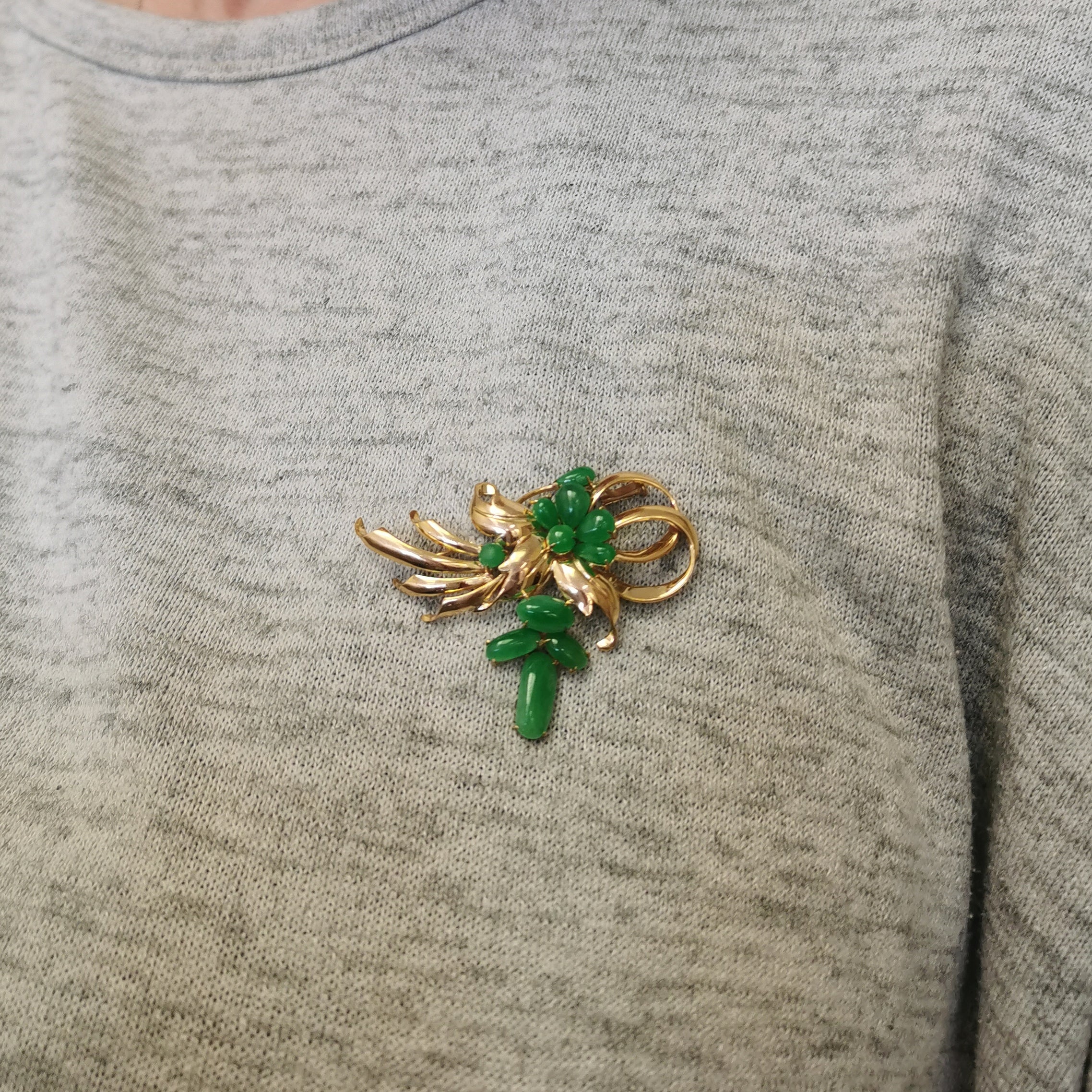 Jadeite Brooch | 7.00ctw |